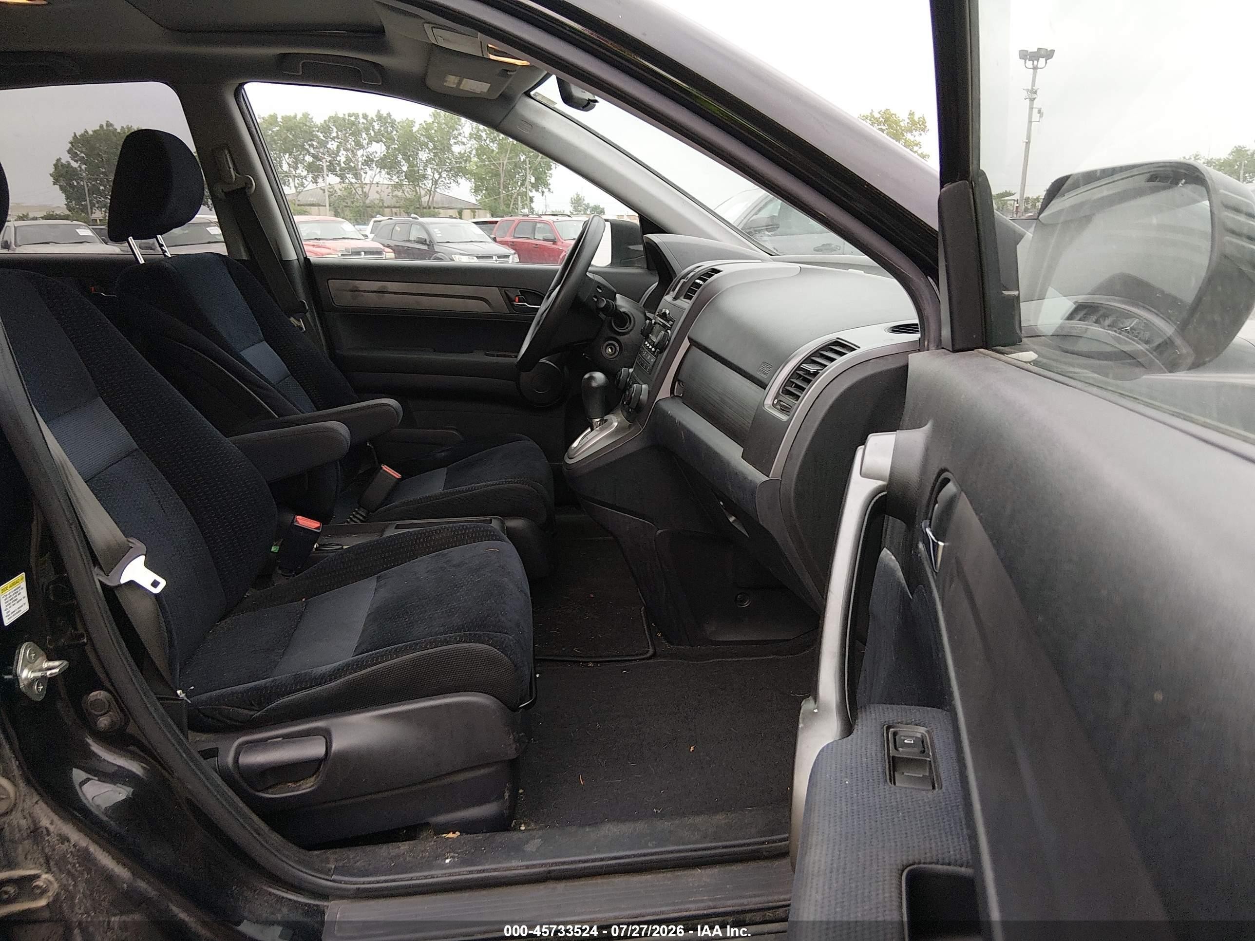 2009 Honda Cr-v Ex Black vin: 3CZRE48539G707905