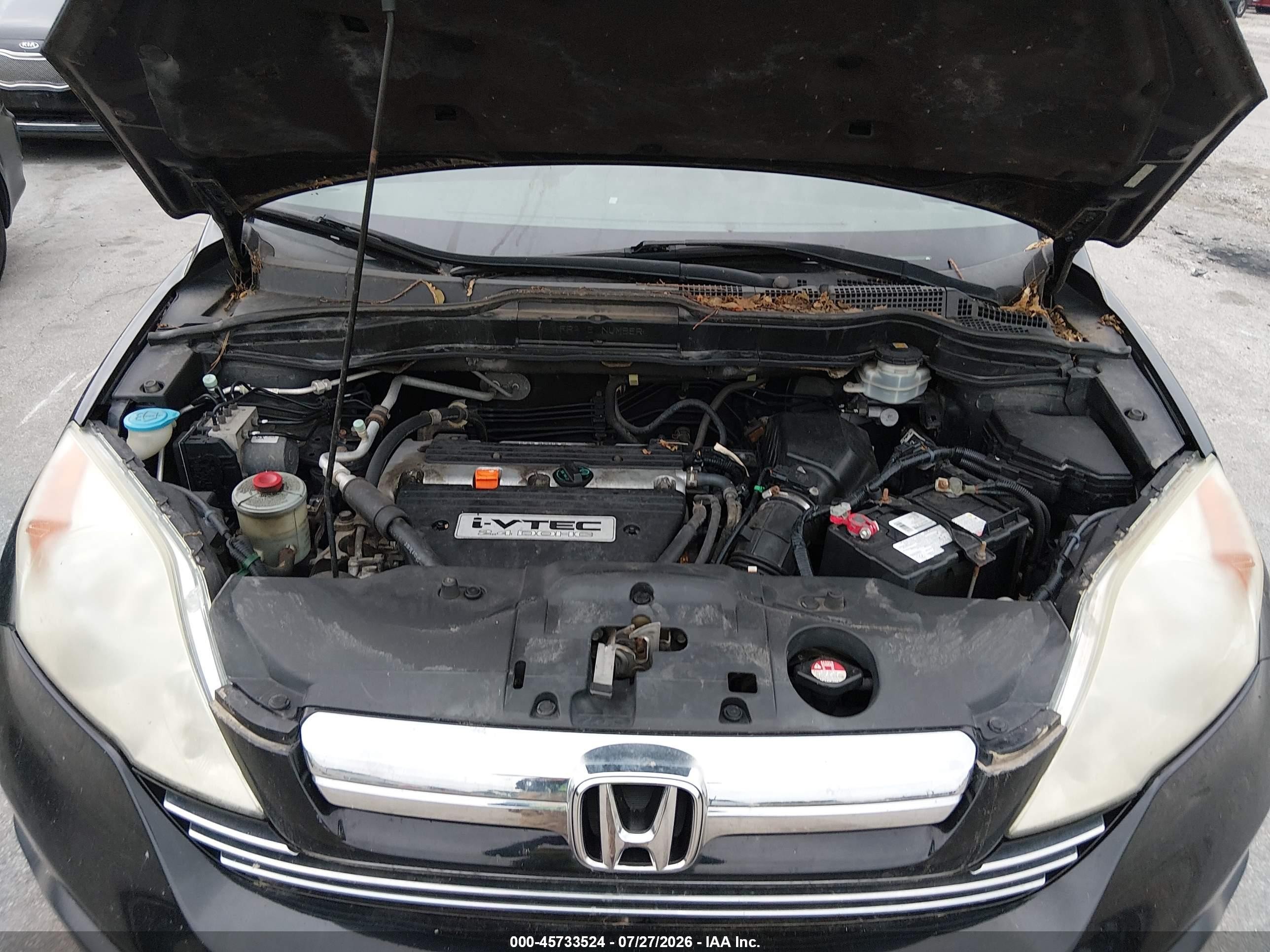 2009 Honda Cr-v Ex Black vin: 3CZRE48539G707905