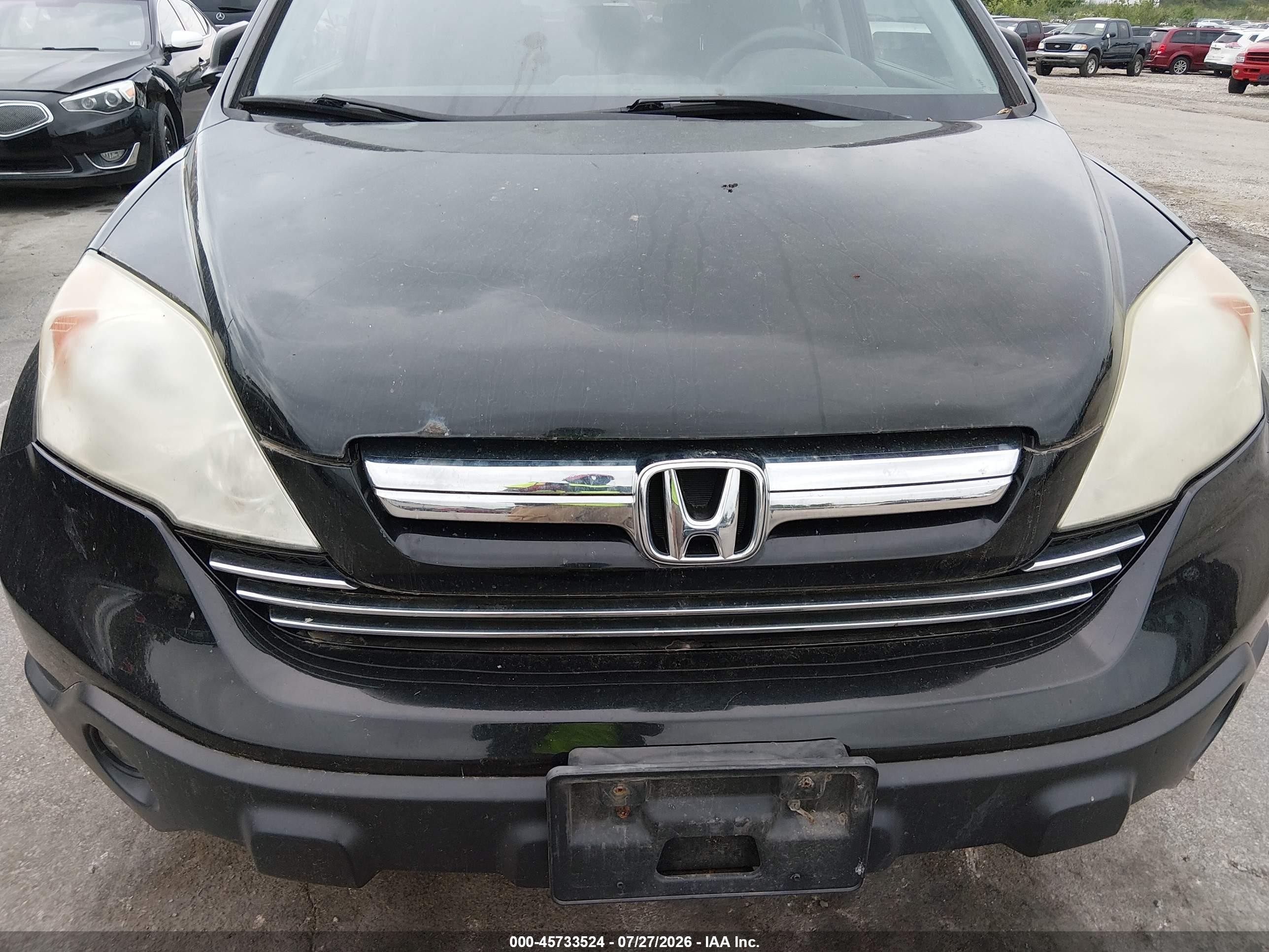 2009 Honda Cr-v Ex Black vin: 3CZRE48539G707905