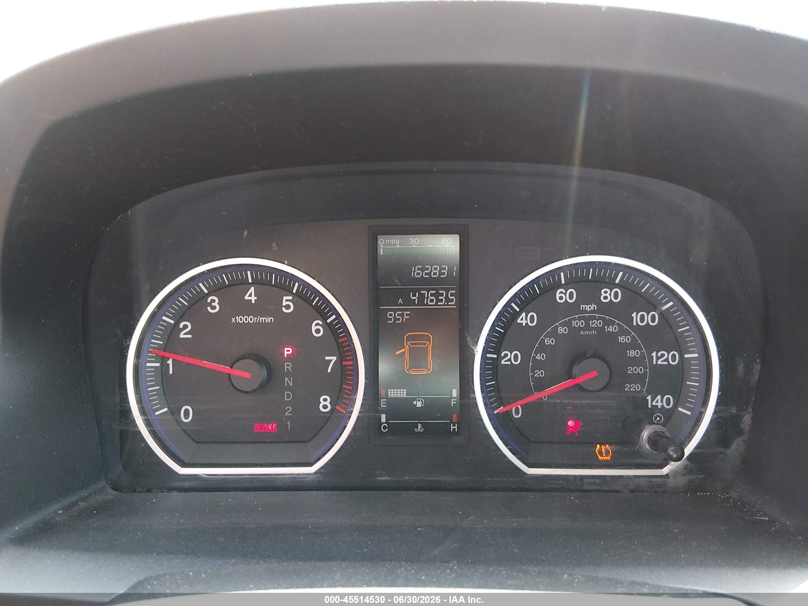 2008 Honda Cr-v Ex Red vin: 3CZRE48548G701464