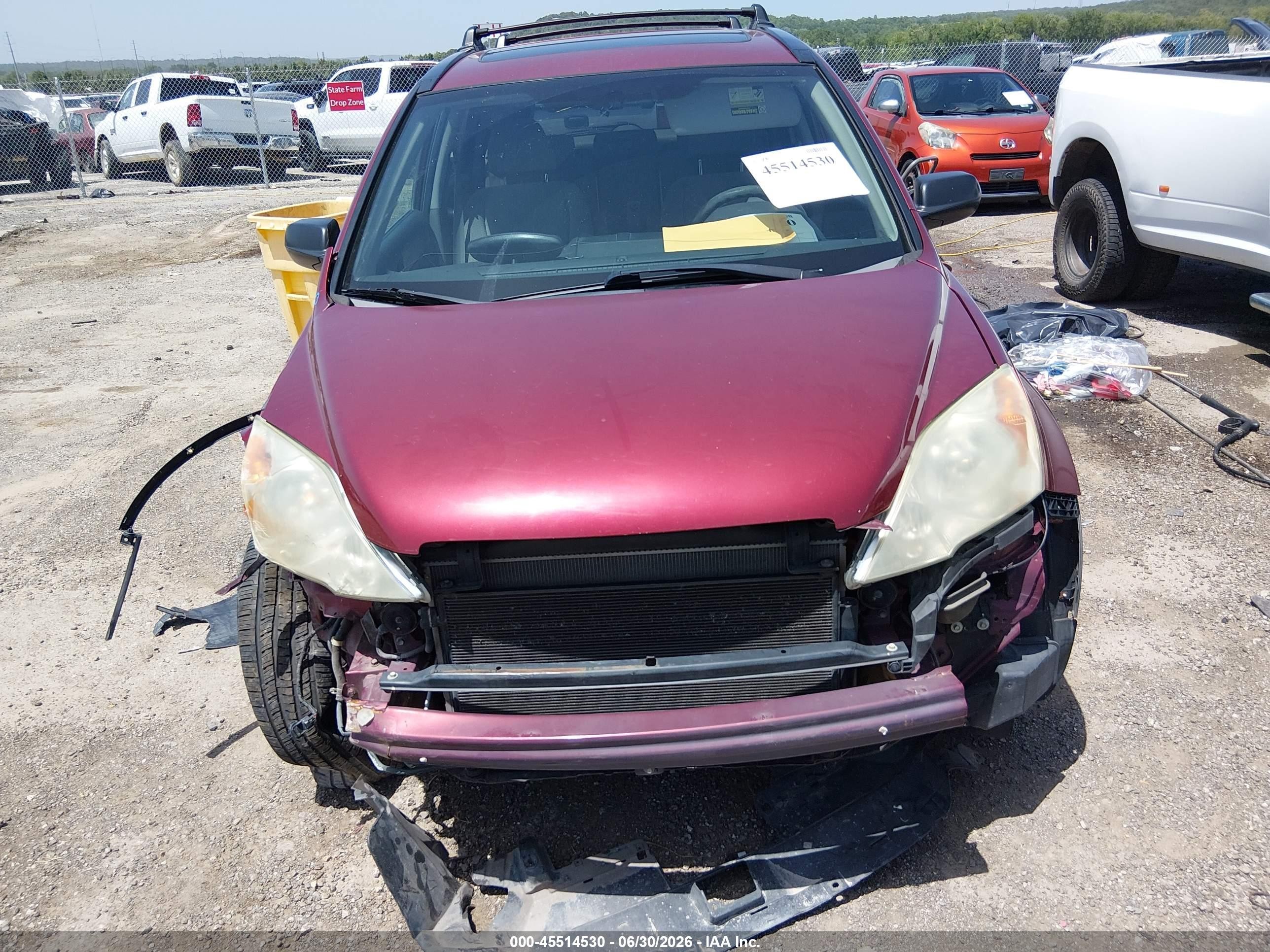 2008 Honda Cr-v Ex Red vin: 3CZRE48548G701464