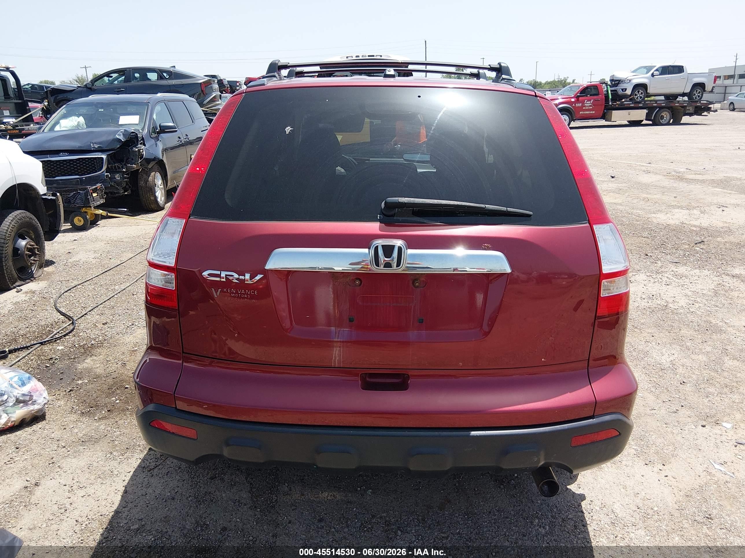 2008 Honda Cr-v Ex Red vin: 3CZRE48548G701464