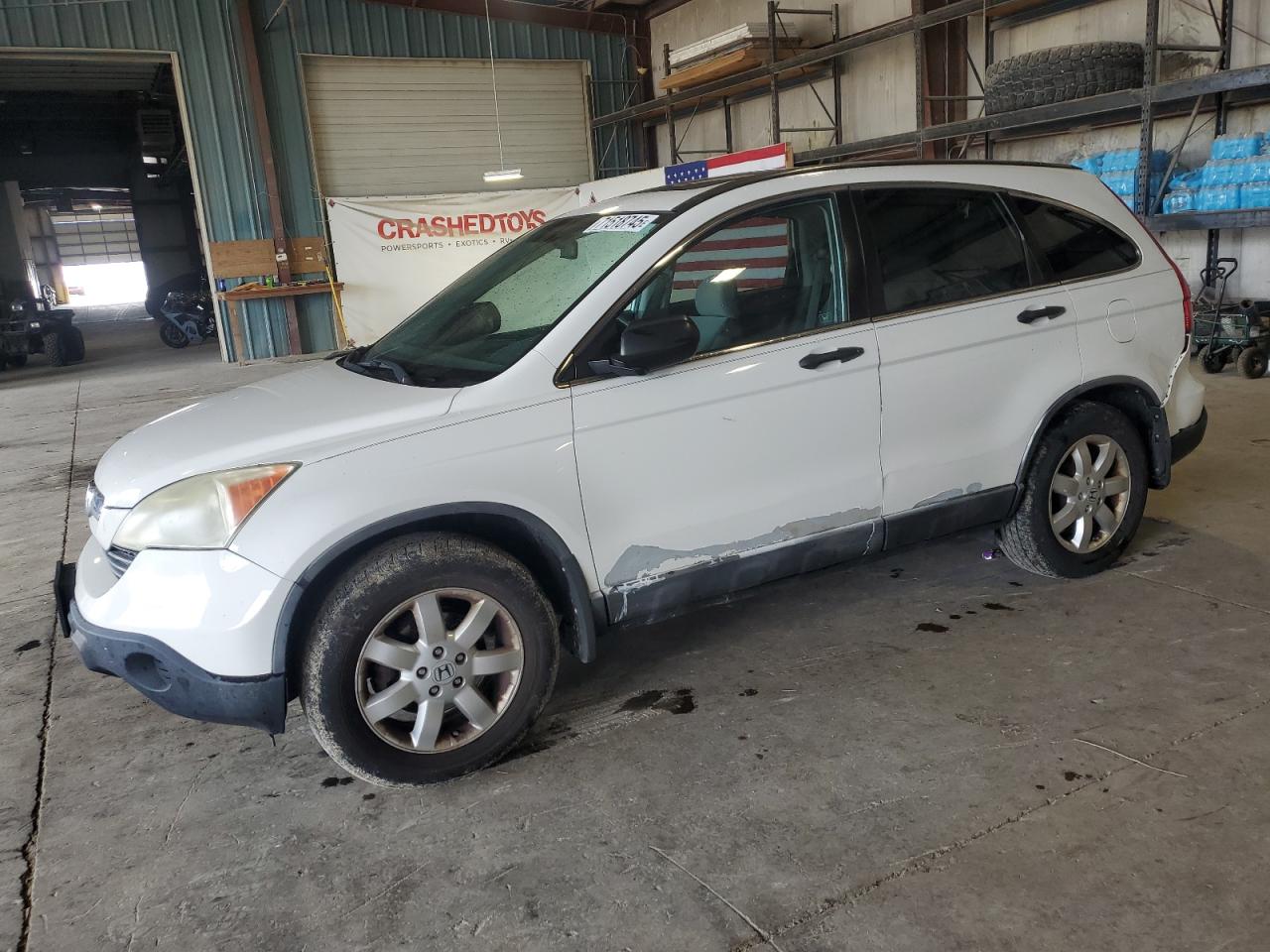 2008 Honda Cr-v Ex White vin: 3CZRE48548G701528