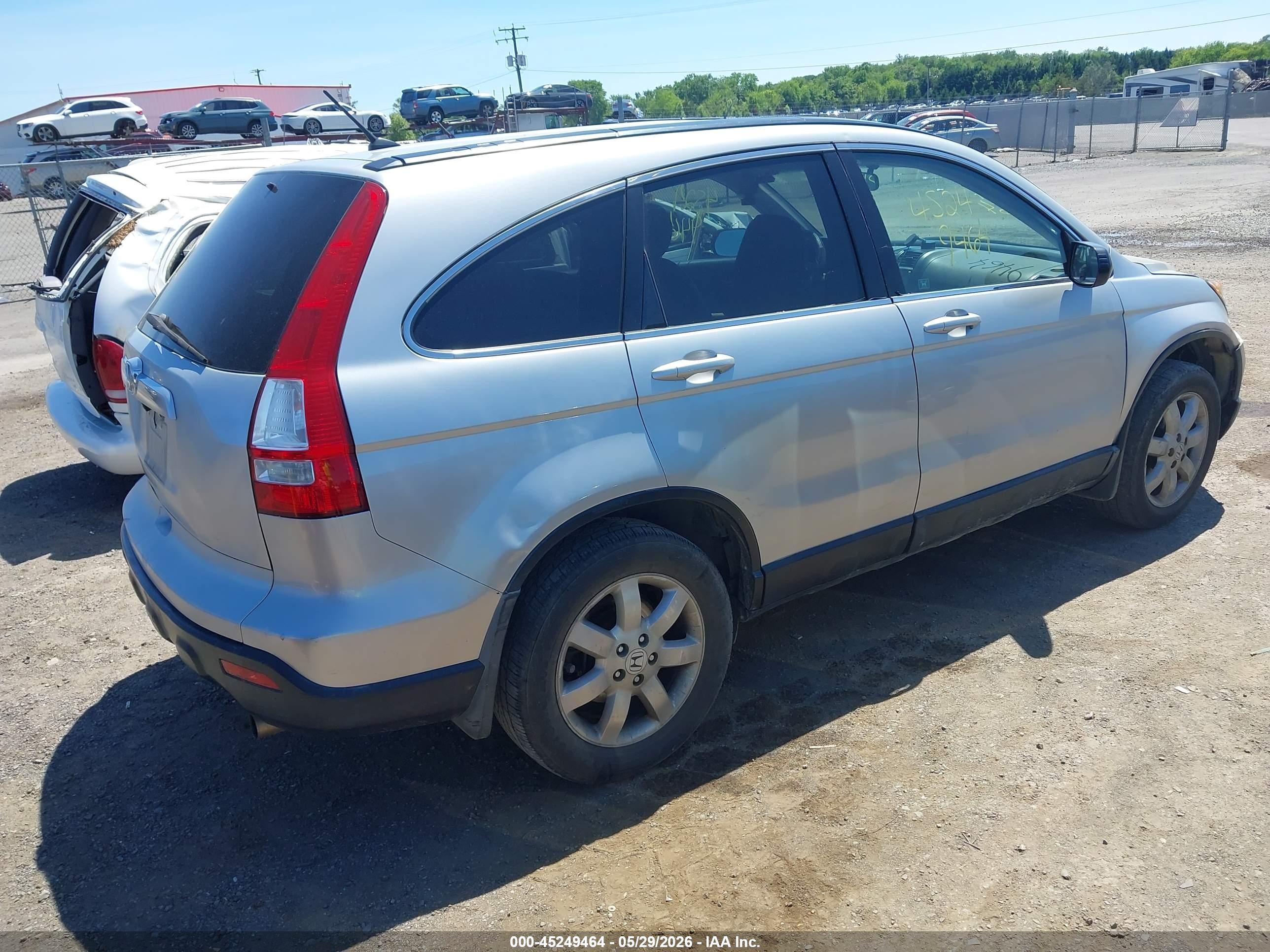 2009 Honda Cr-v Ex Silver vin: 3CZRE48549G702082