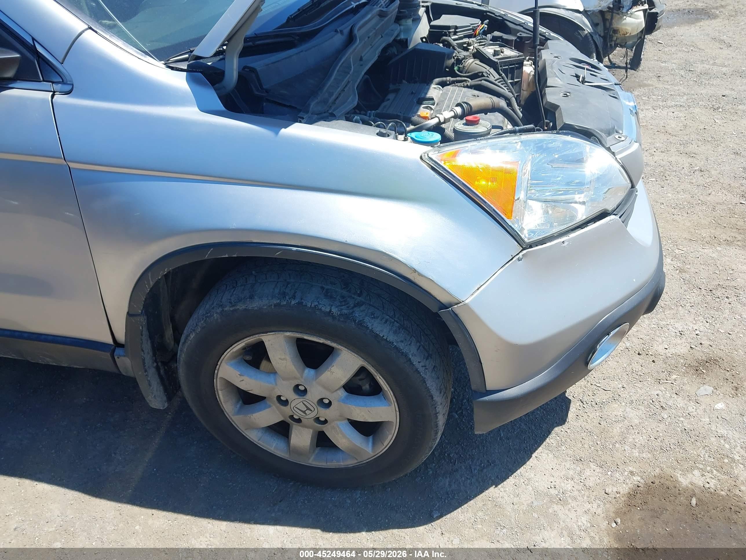 2009 Honda Cr-v Ex Silver vin: 3CZRE48549G702082