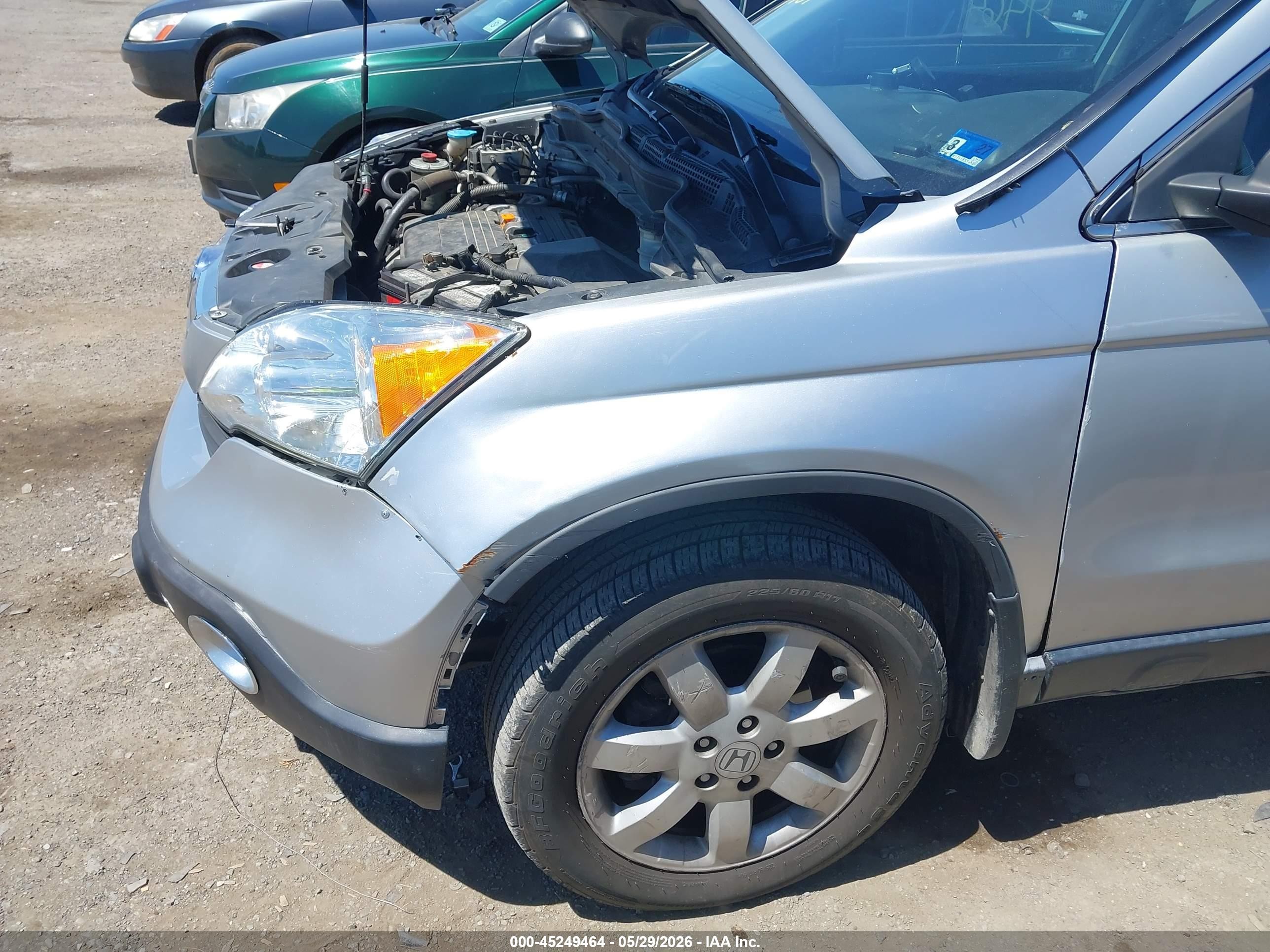 2009 Honda Cr-v Ex Silver vin: 3CZRE48549G702082