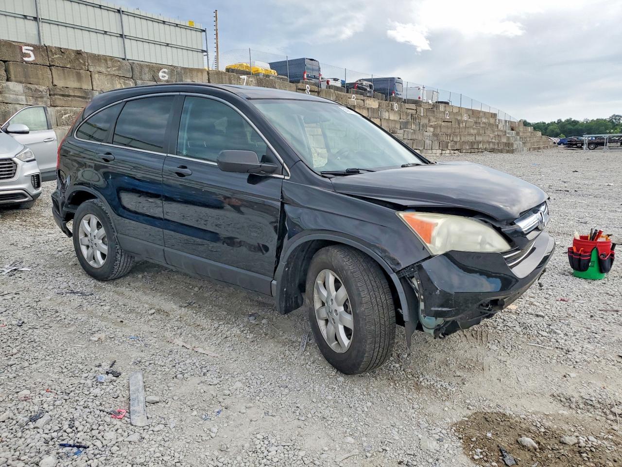 2009 Honda Cr-v Ex Black vin: 3CZRE48549G702812