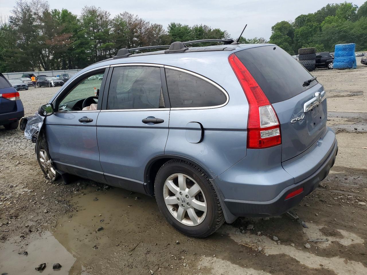 2009 Honda Cr-v Ex Blue vin: 3CZRE48549G706343