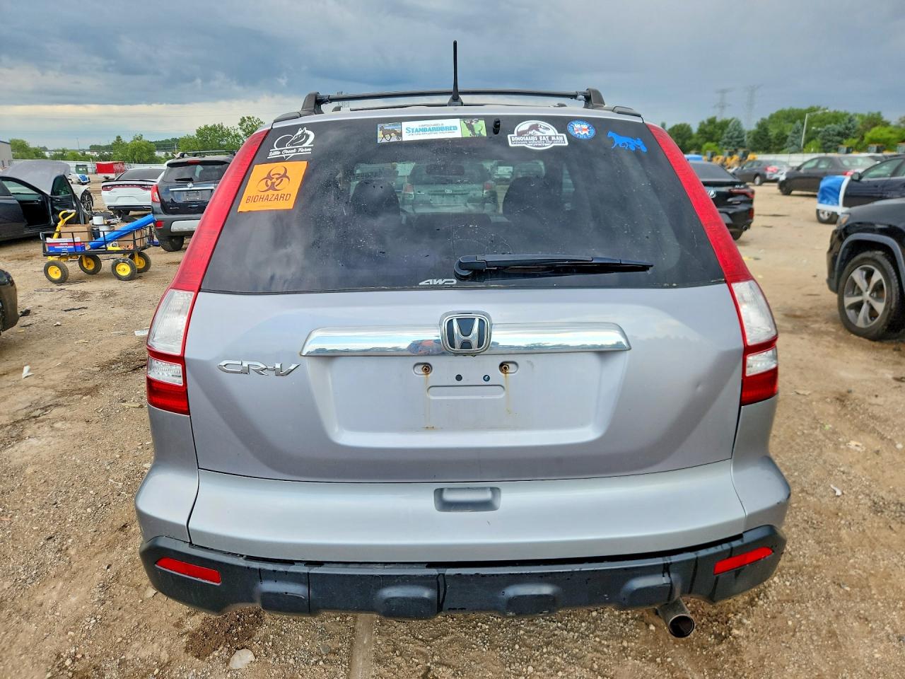 2008 Honda Cr-v Ex Silver vin: 3CZRE48558G701067