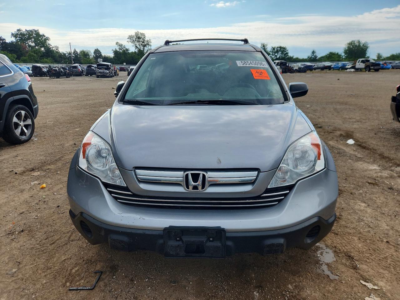 2008 Honda Cr-v Ex Silver vin: 3CZRE48558G701067