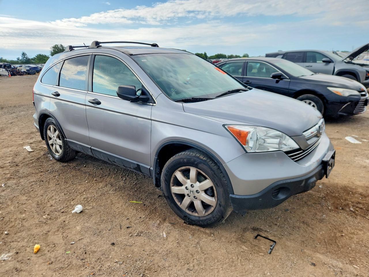 2008 Honda Cr-v Ex Silver vin: 3CZRE48558G701067