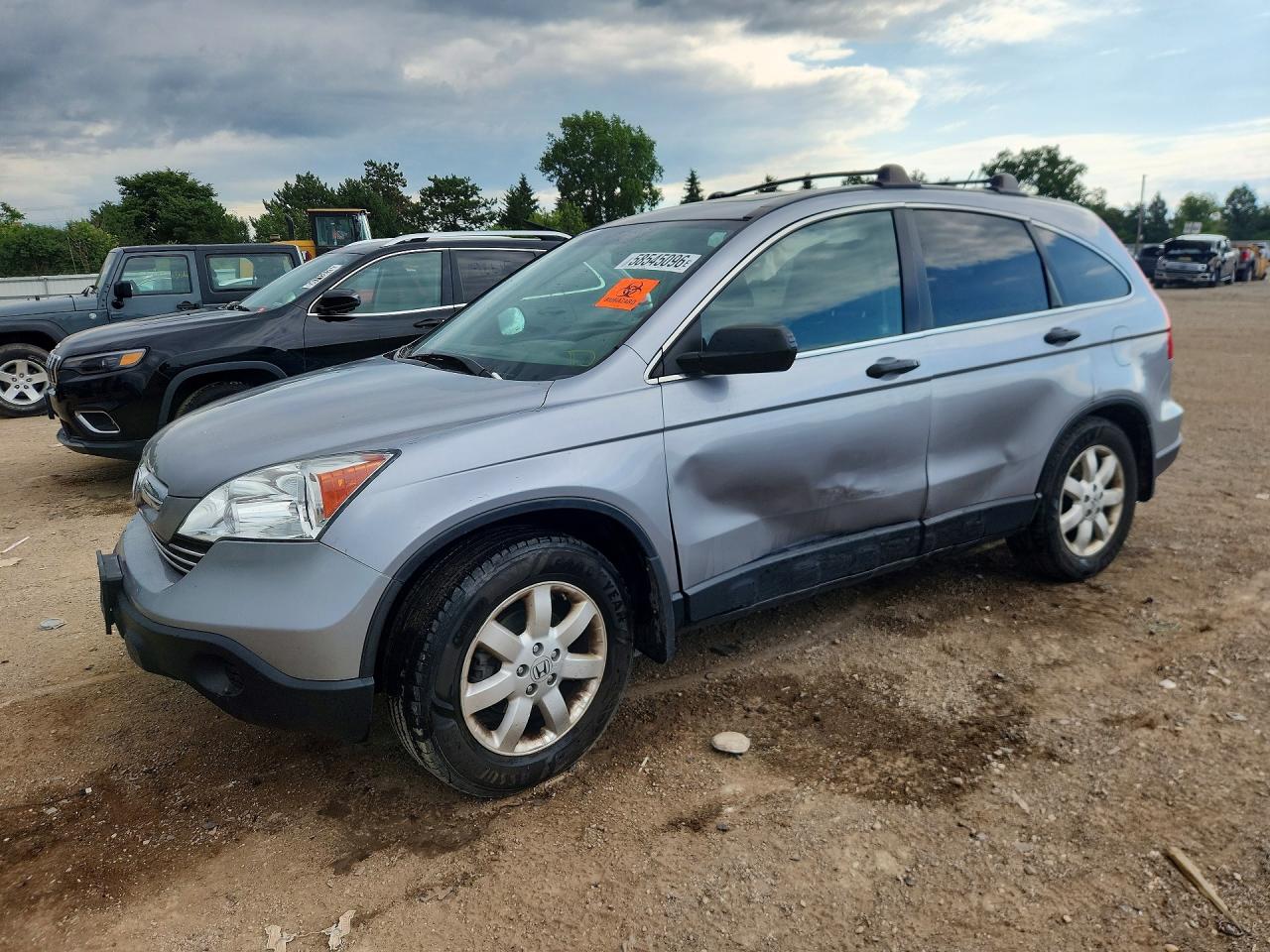 2008 Honda Cr-v Ex Silver vin: 3CZRE48558G701067