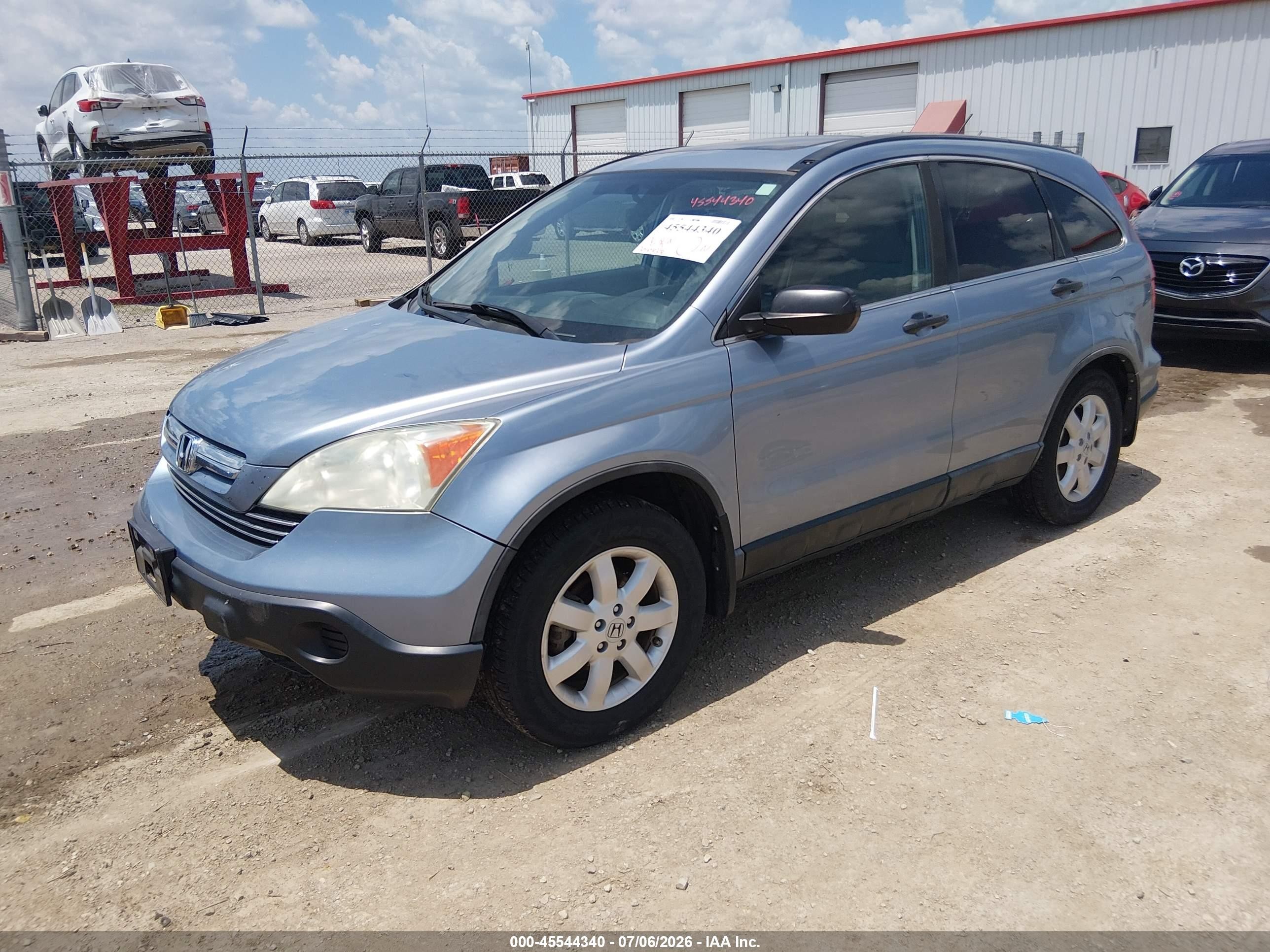2008 Honda Cr-v Ex Синий vin: 3CZRE48558G701215