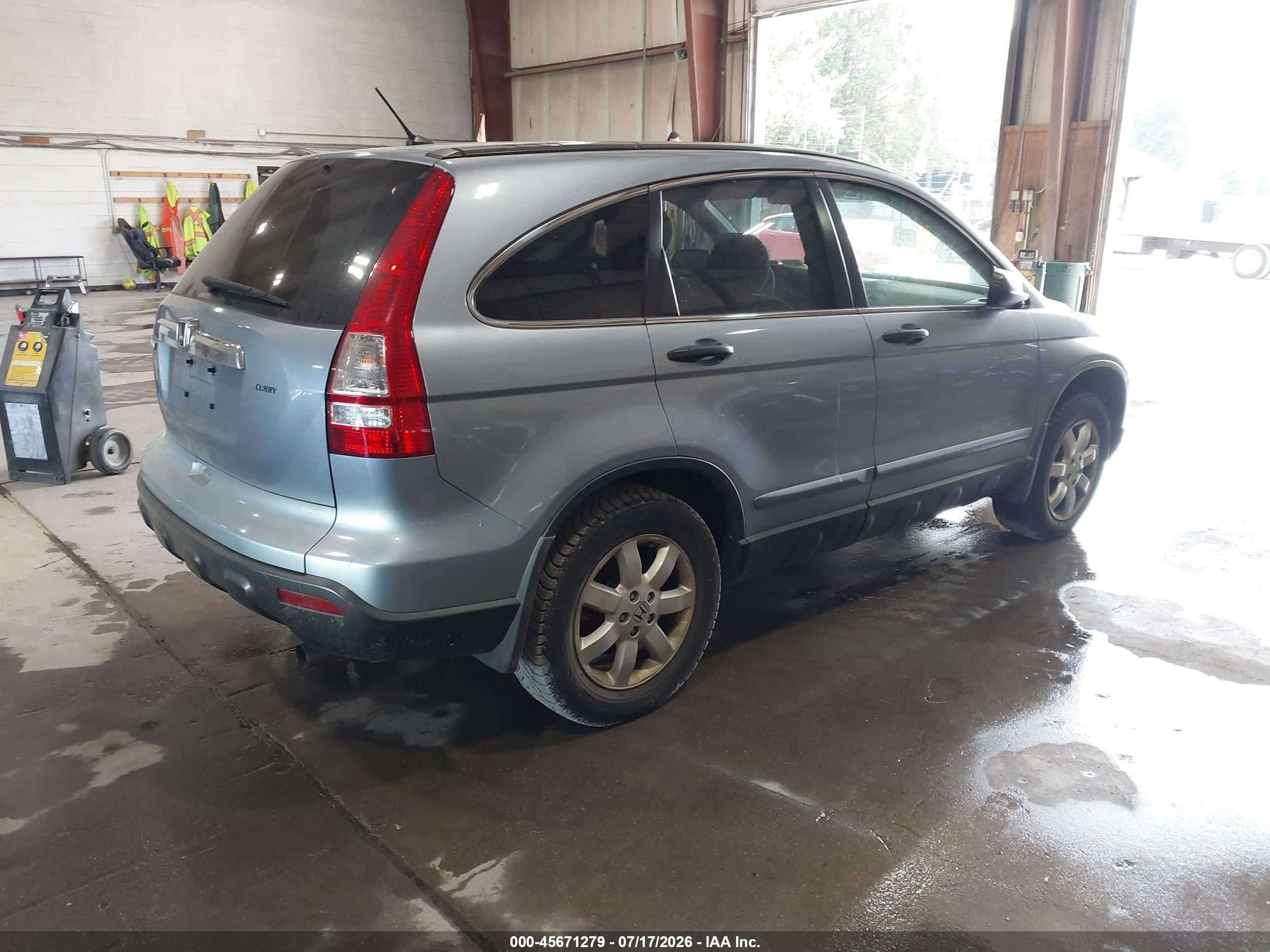 2008 Honda Cr-v Ex Light Blue vin: 3CZRE48558G703465