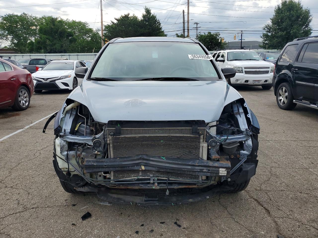 2009 Honda Cr-v Ex Blue vin: 3CZRE48559G700132