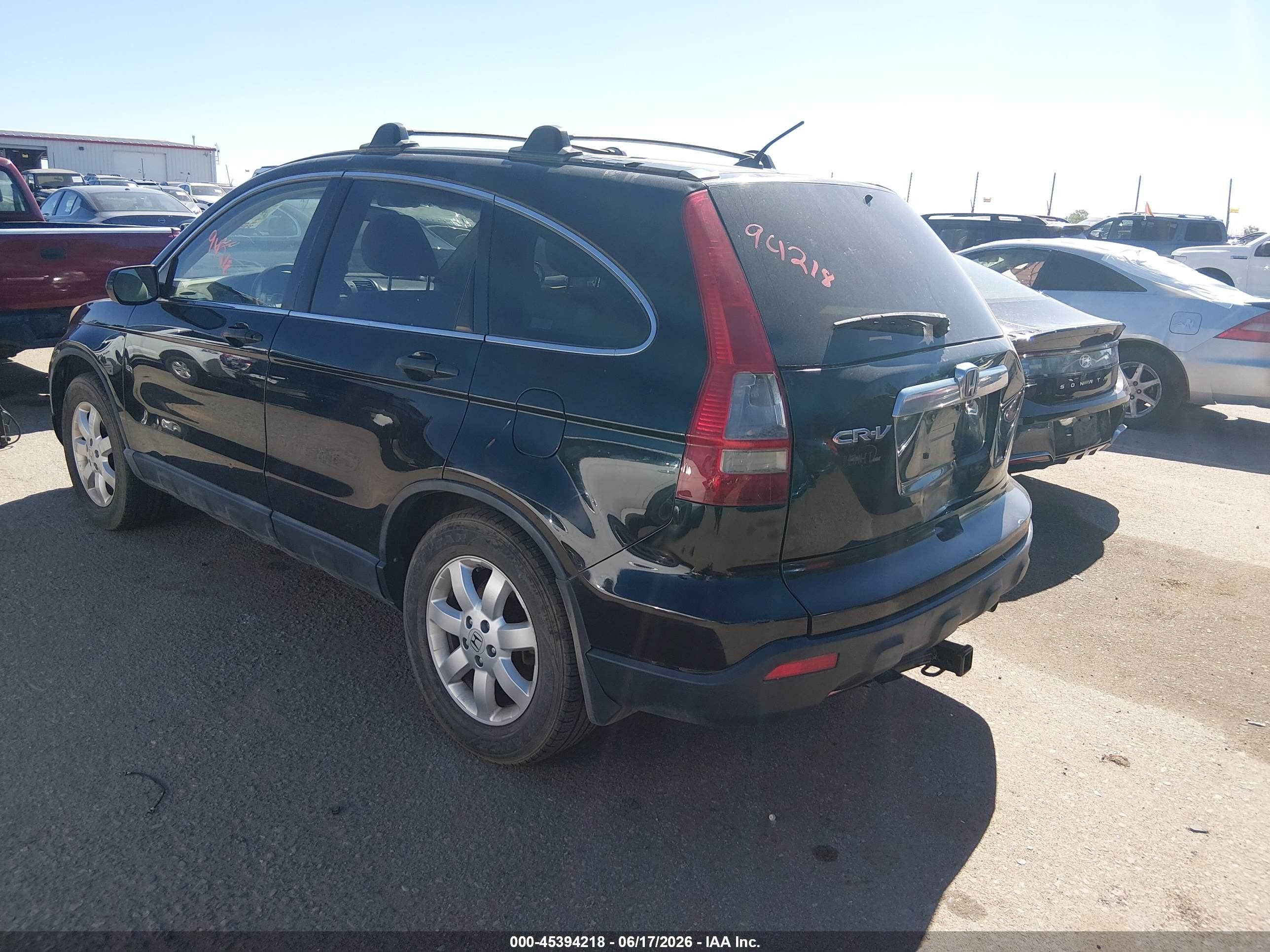 2009 Honda Cr-v Ex Black vin: 3CZRE48559G700731