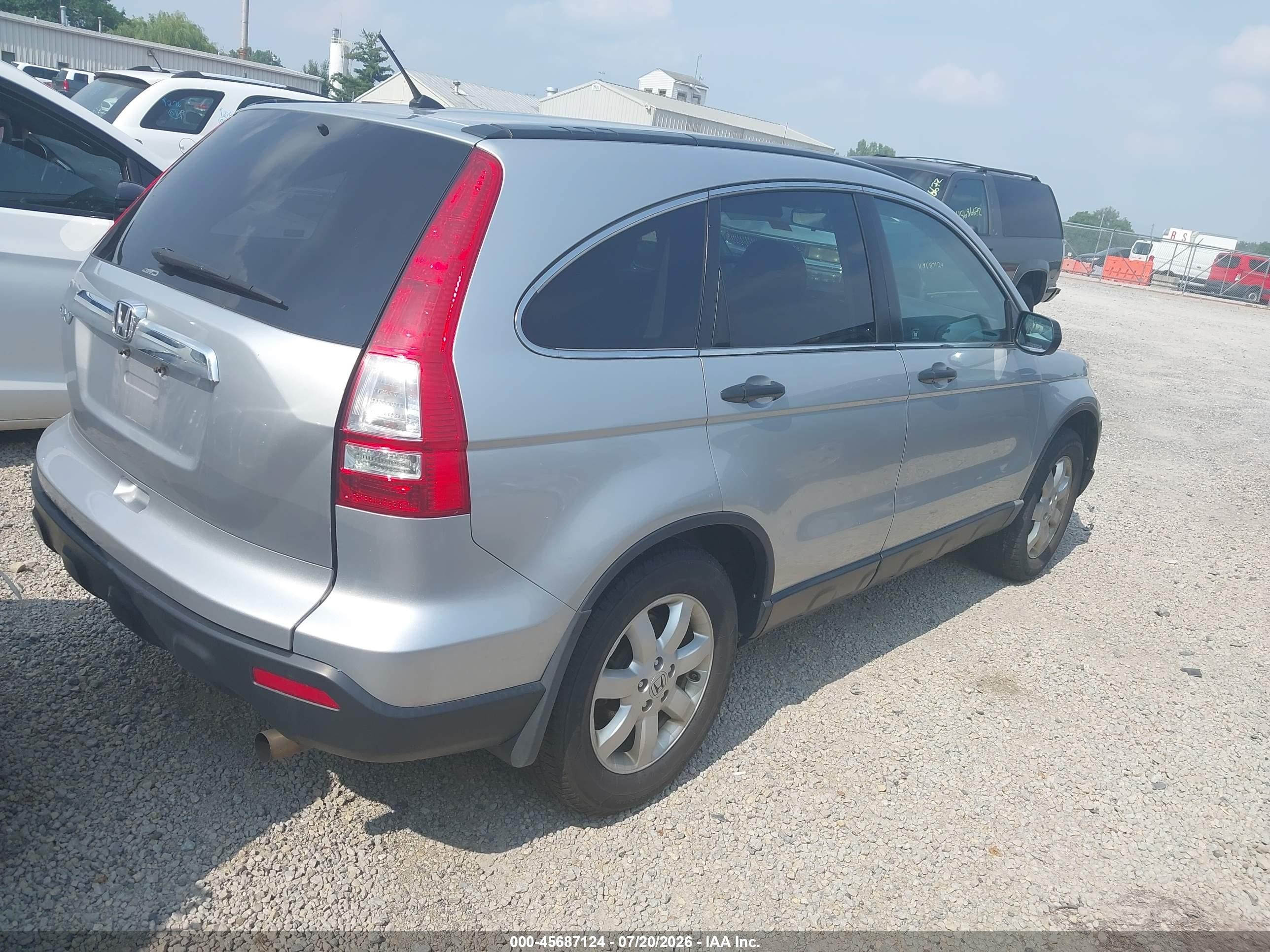 2009 Honda Cr-v Ex Silver vin: 3CZRE48559G705055
