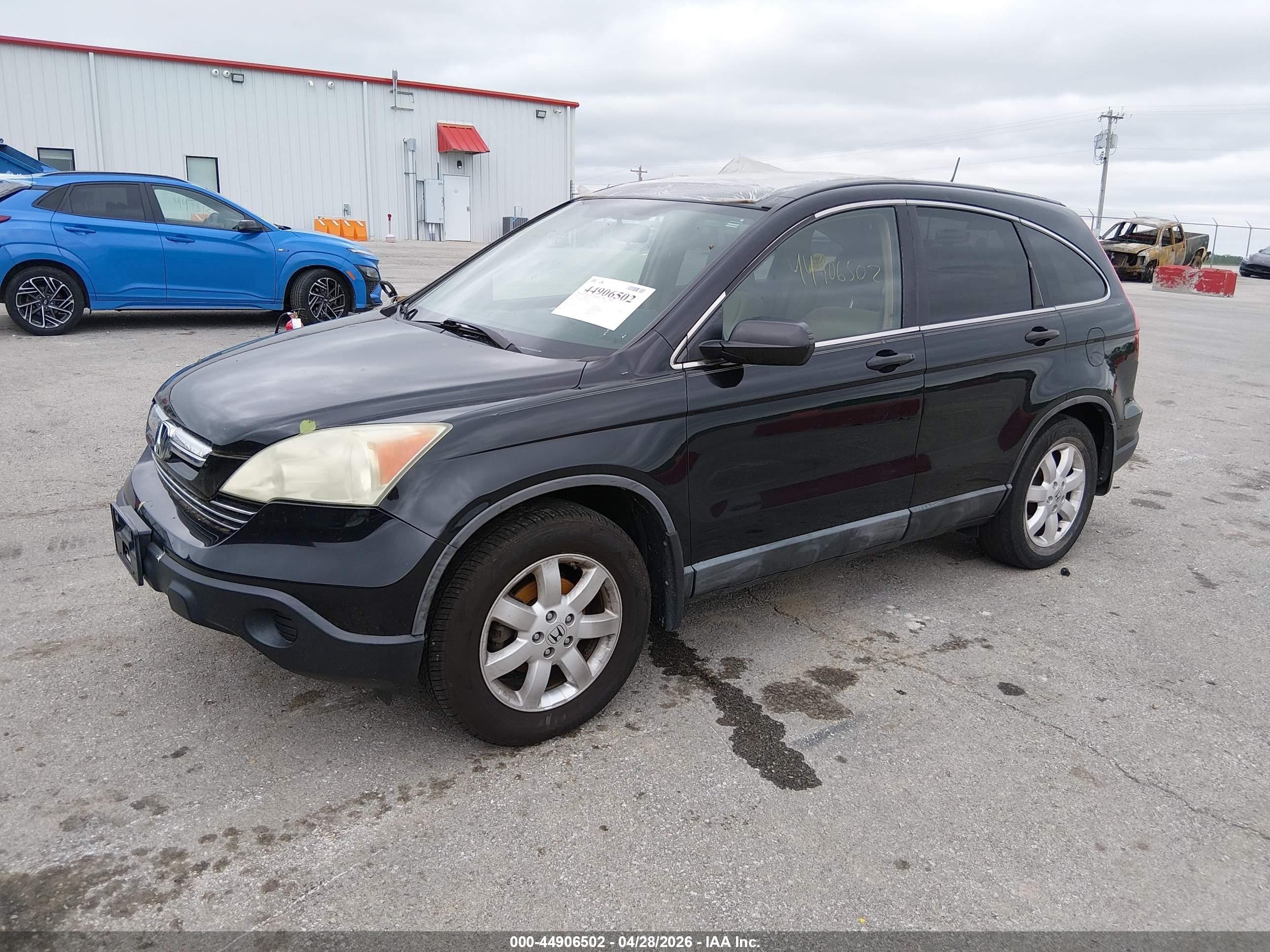 2008 Honda Cr-v Ex Black vin: 3CZRE48568G700932