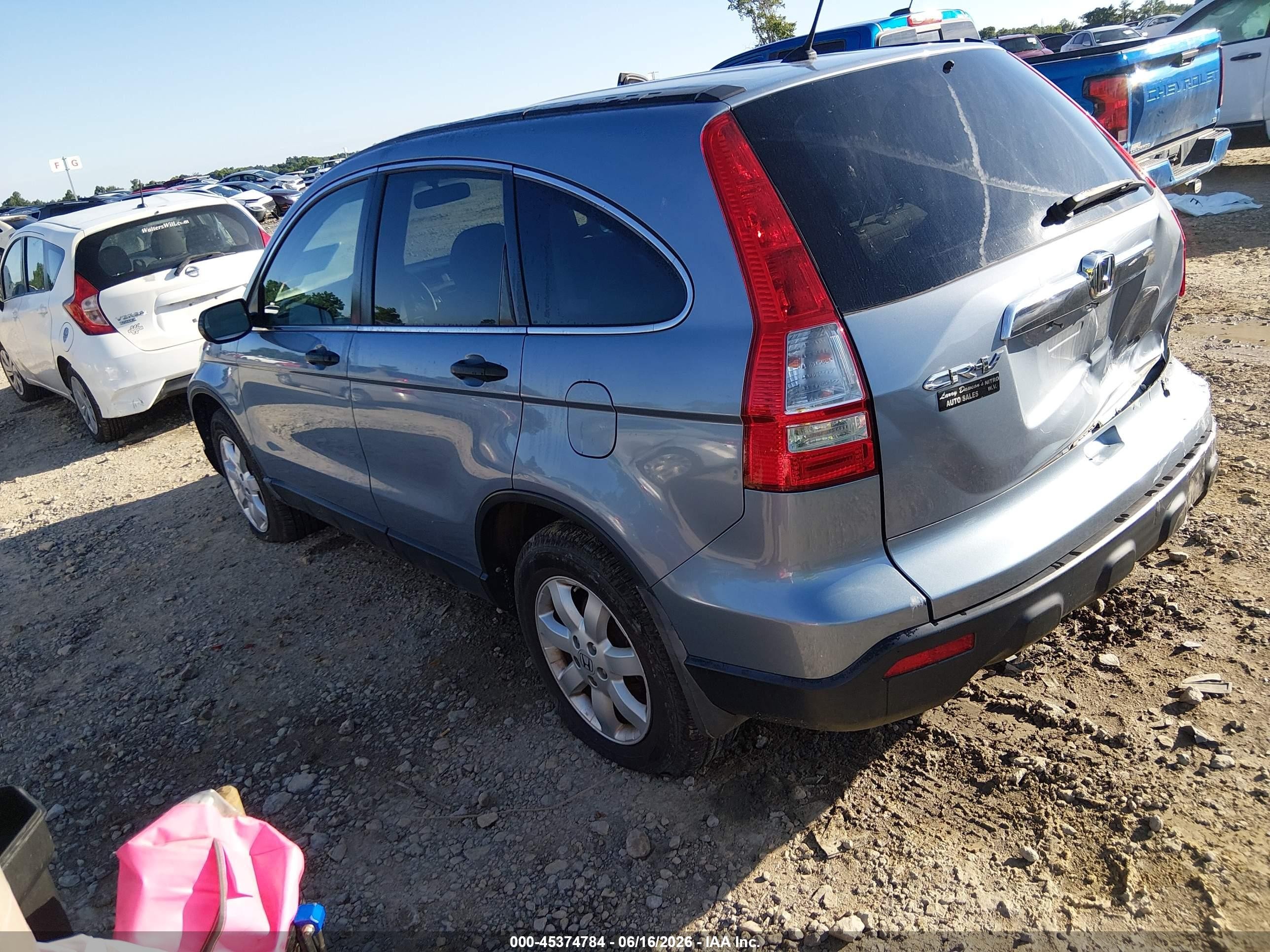 2009 Honda Cr-v Ex Blue vin: 3CZRE48569G707431