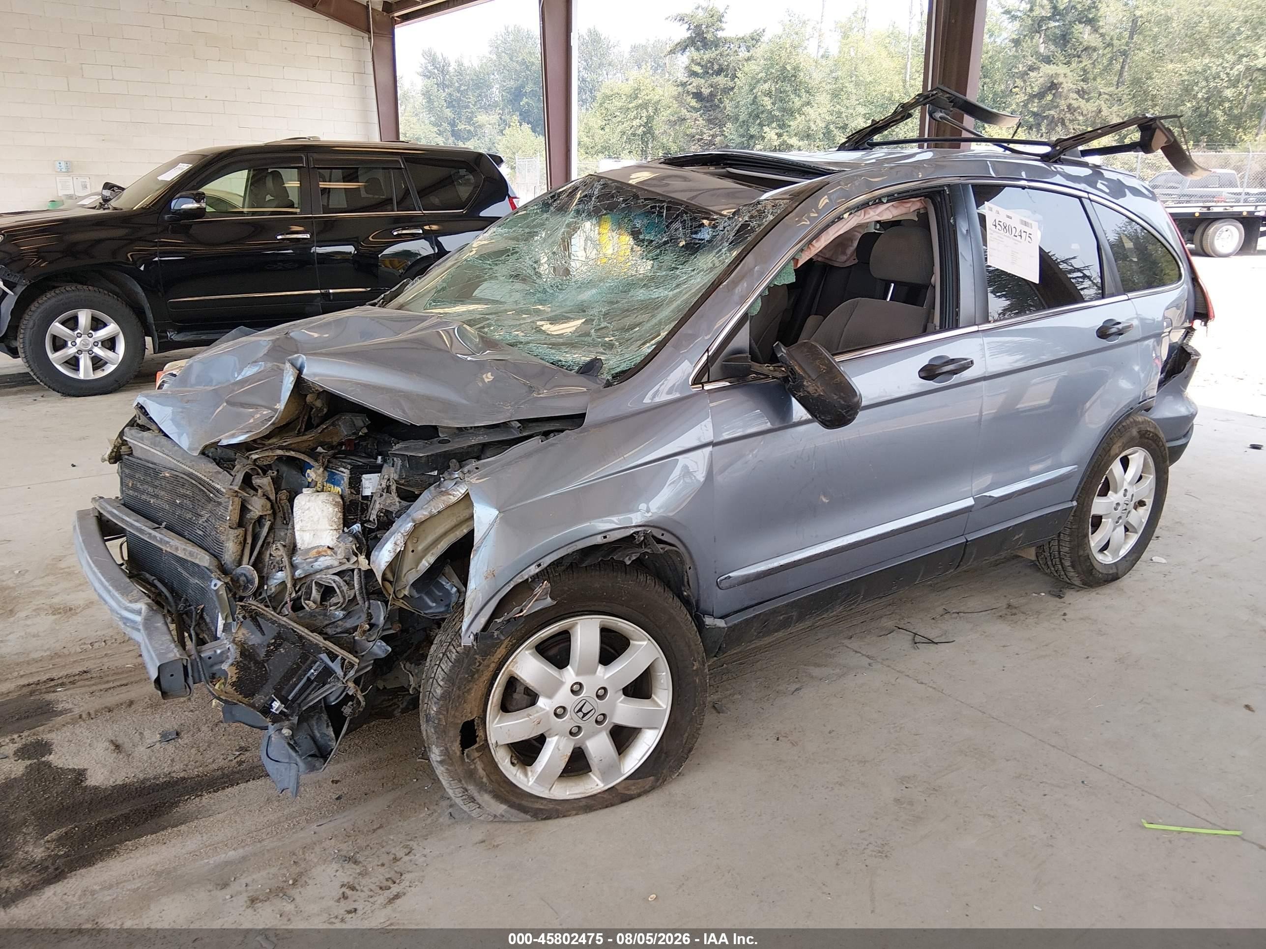 2009 Honda Cr-v Ex Blue vin: 3CZRE48579G704506