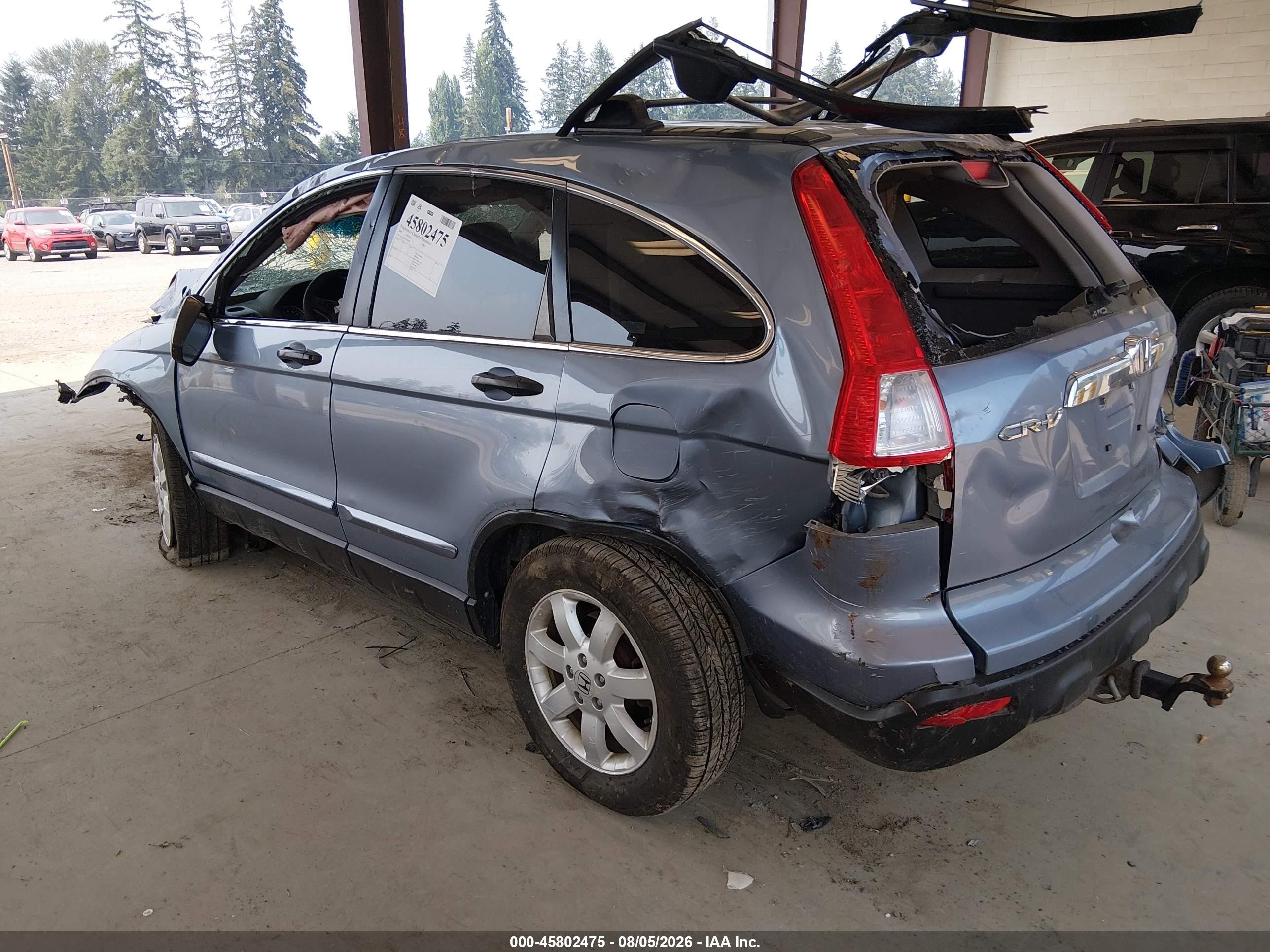 2009 Honda Cr-v Ex Blue vin: 3CZRE48579G704506