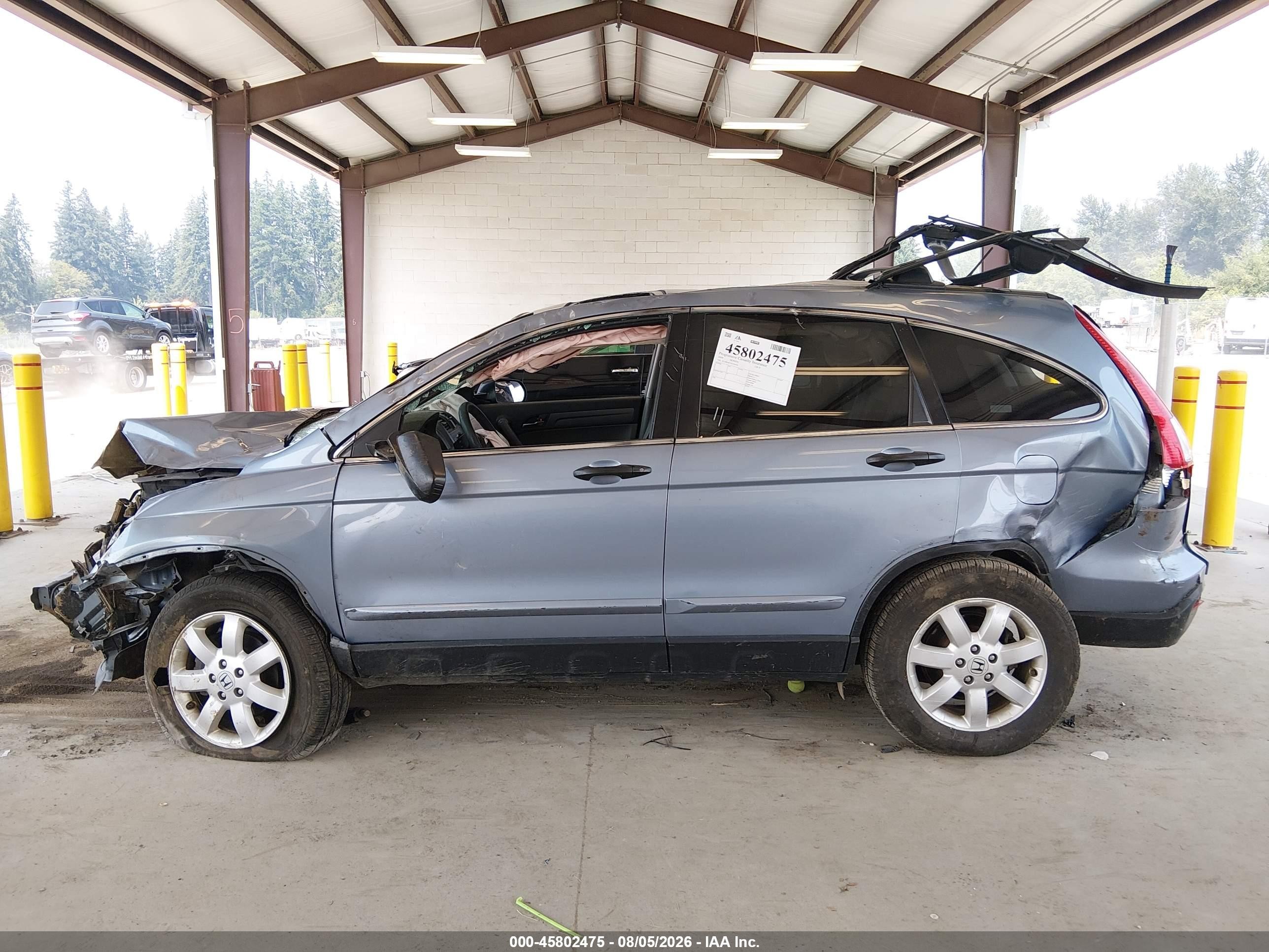 2009 Honda Cr-v Ex Blue vin: 3CZRE48579G704506