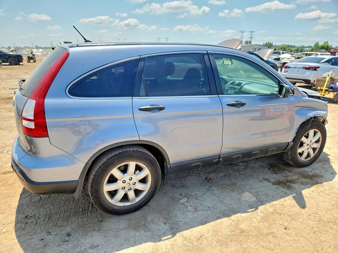 2008 Honda Cr-v Ex Blue vin: 3CZRE48588G700527