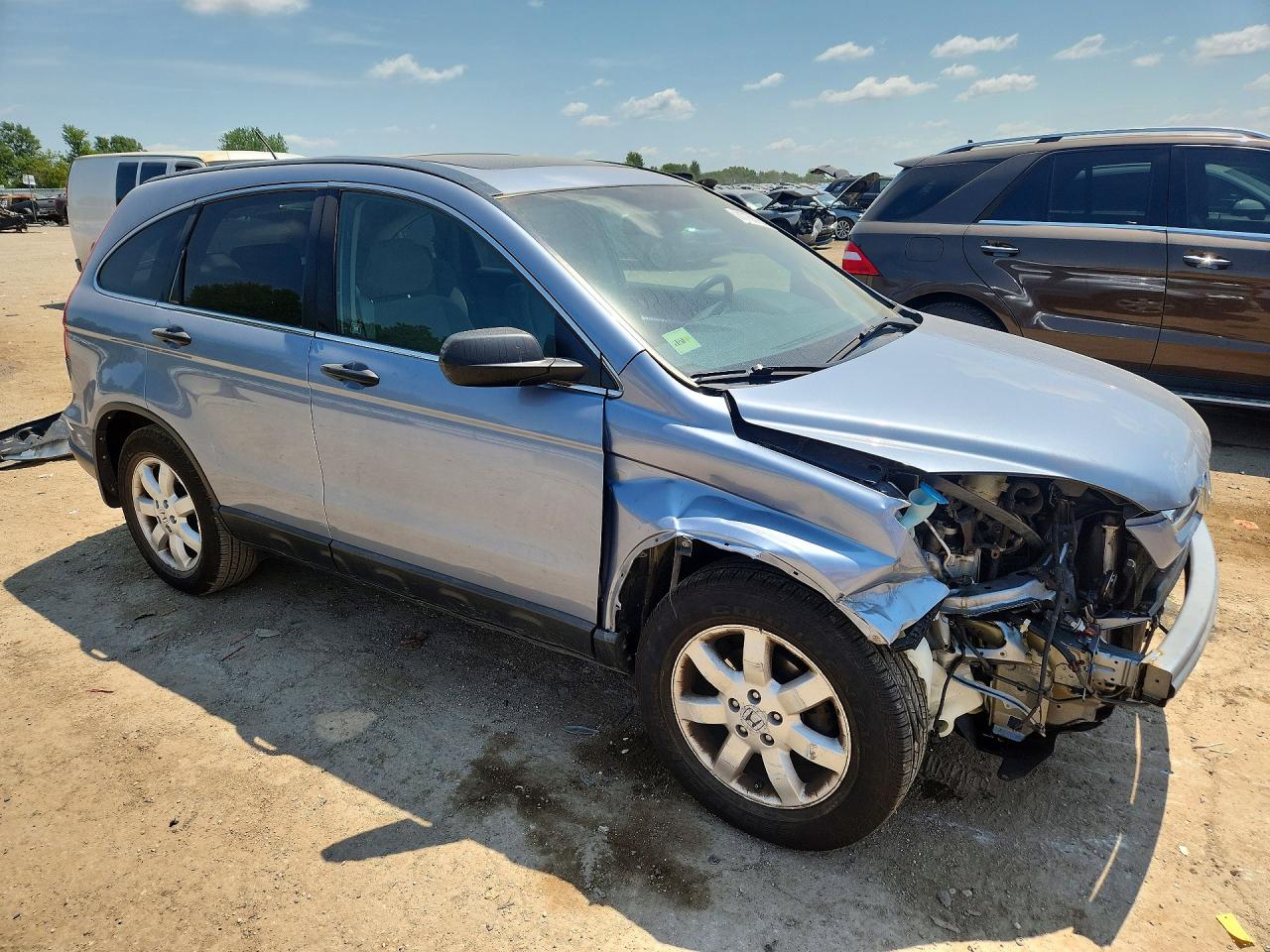 2008 Honda Cr-v Ex Blue vin: 3CZRE48588G700527