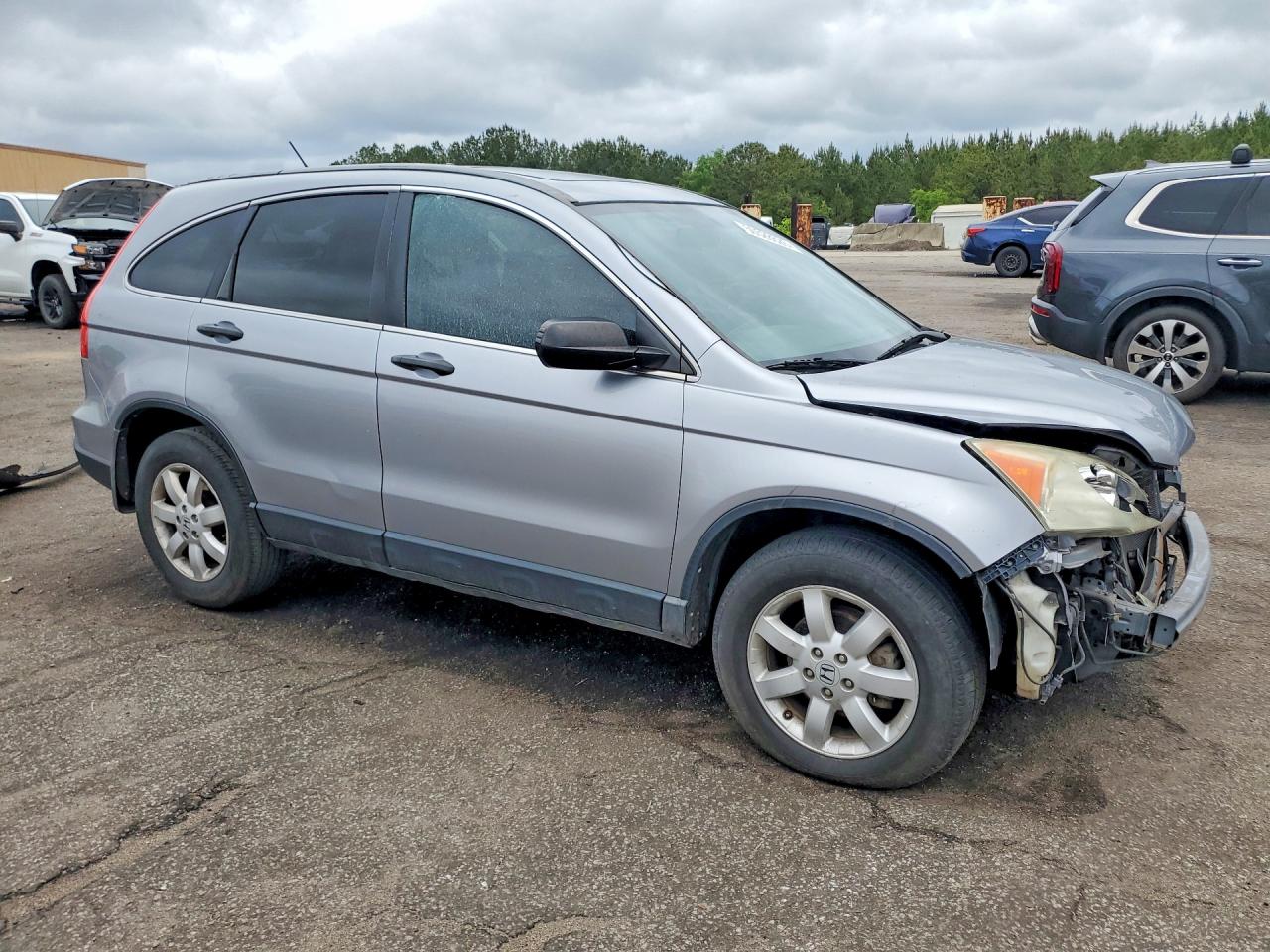 2008 Honda Cr-v Ex Silver vin: 3CZRE48588G703718