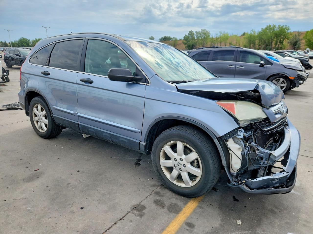 2009 Honda Cr-v Ex Blue vin: 3CZRE48589G701680