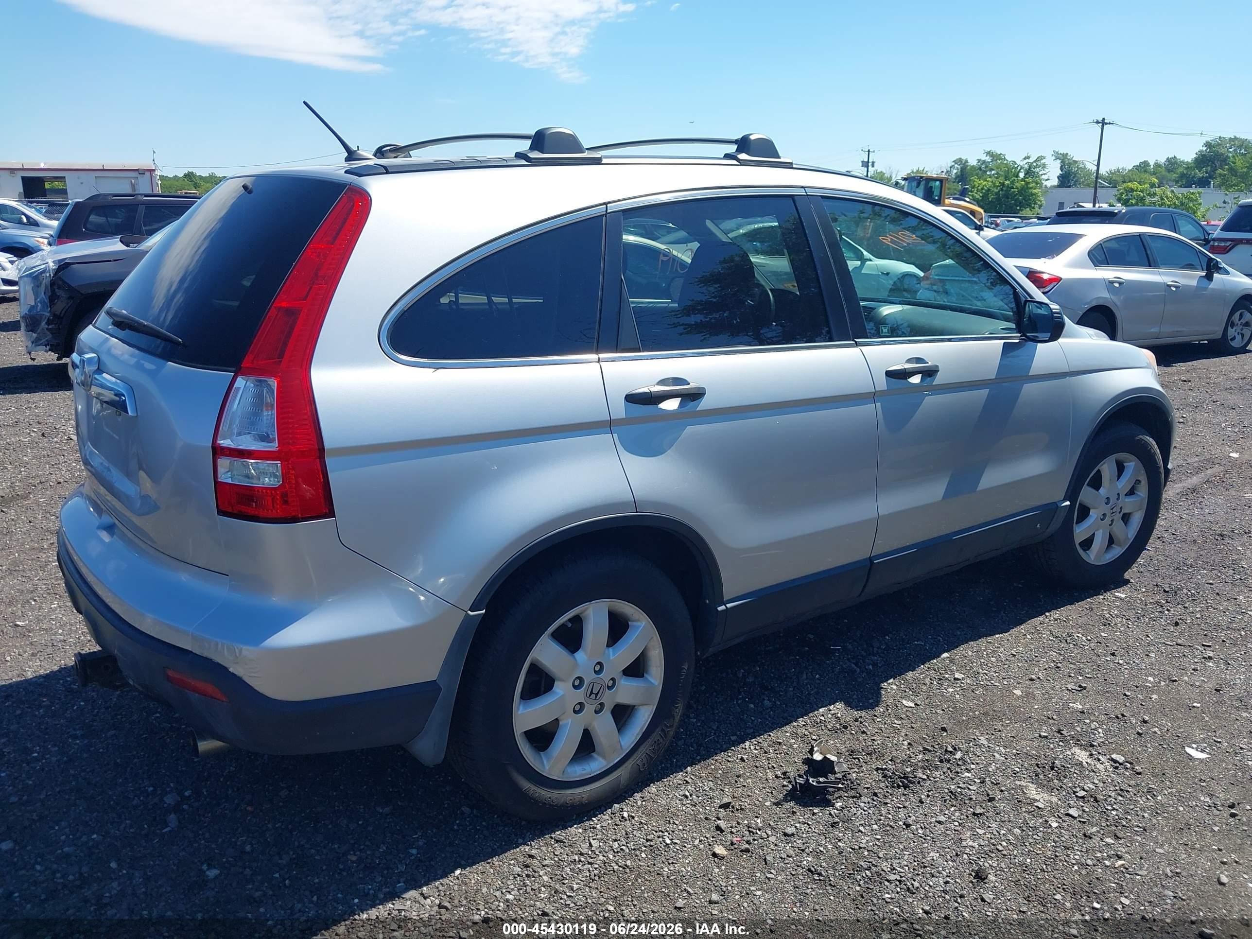 2009 Honda Cr-v Ex Silver vin: 3CZRE48589G704076