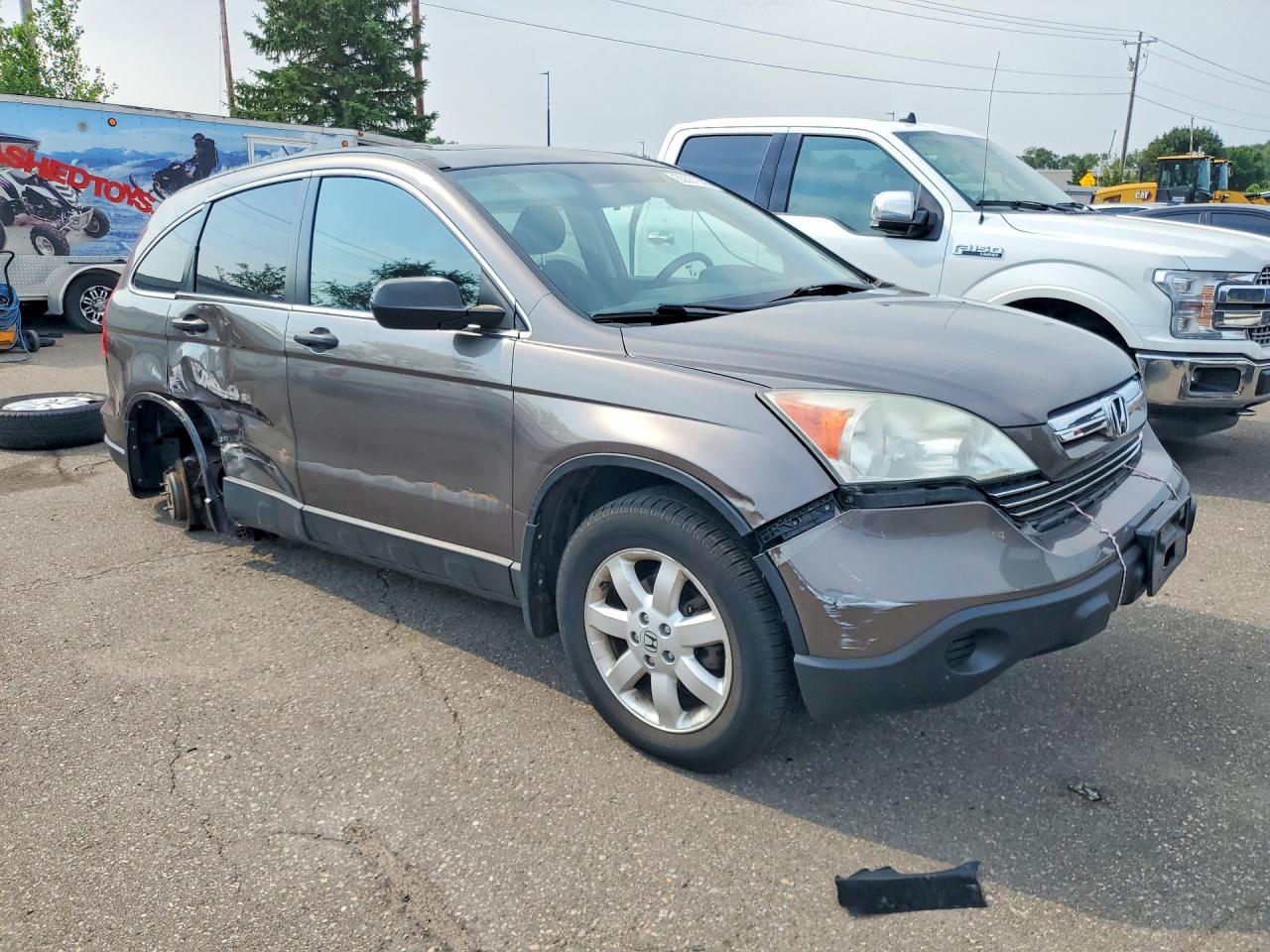 2009 Honda Cr-v Ex Brown vin: 3CZRE48599G701025