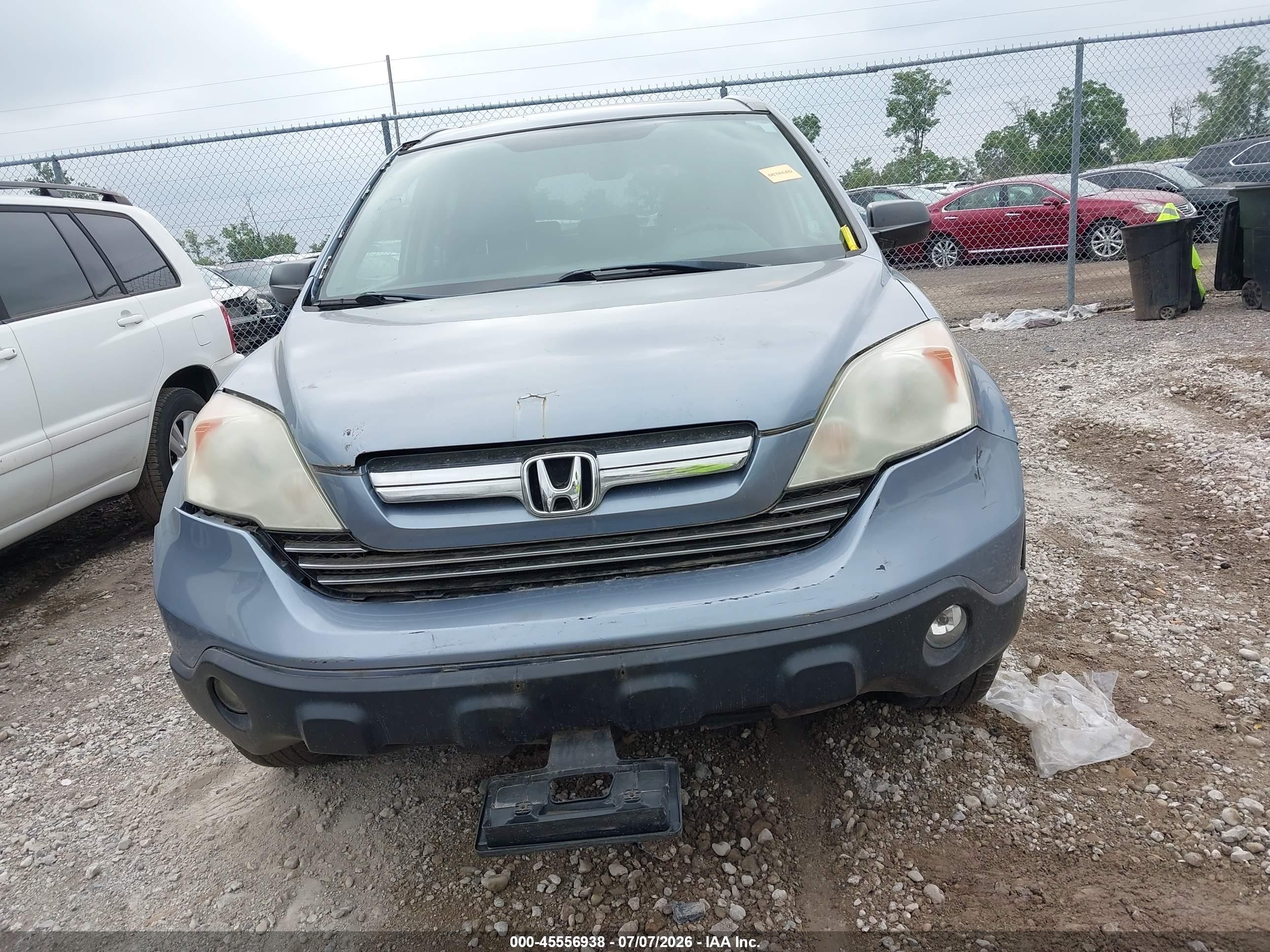 2009 Honda Cr-v Ex Blue vin: 3CZRE48599G702448