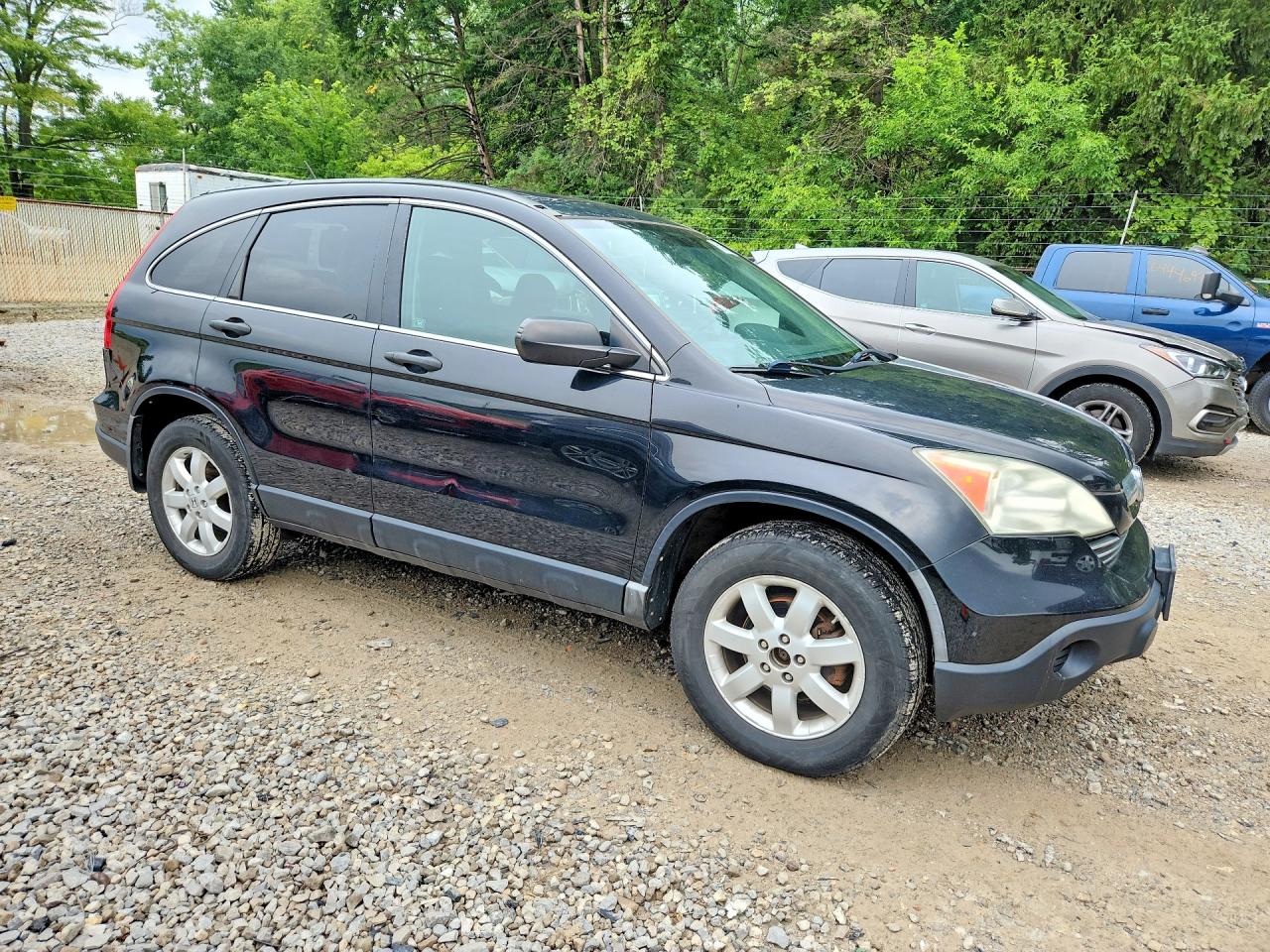 2009 Honda Cr-v Ex Black vin: 3CZRE48599G703535