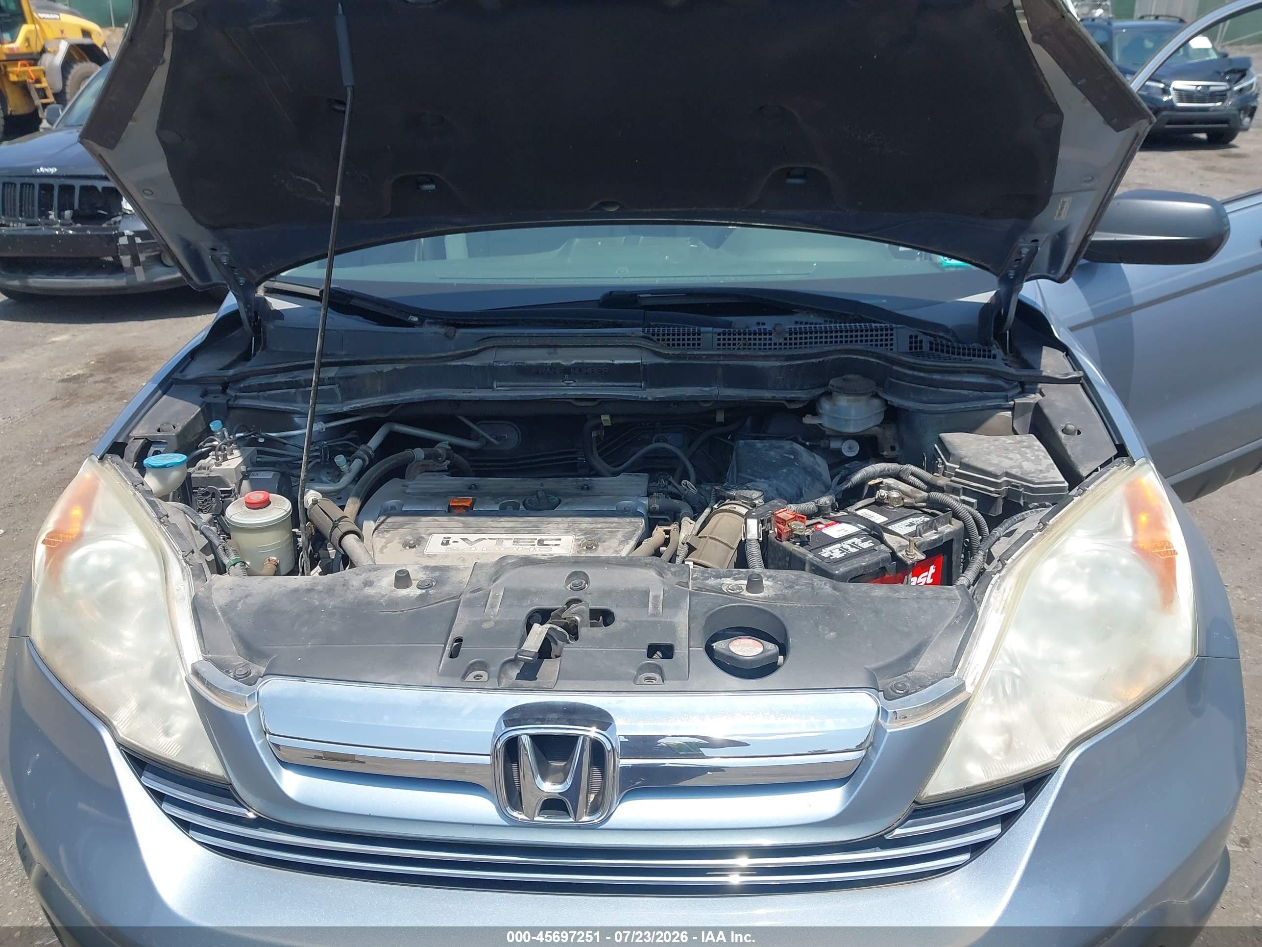 2009 Honda Cr-v Ex Light Blue vin: 3CZRE48599G705852
