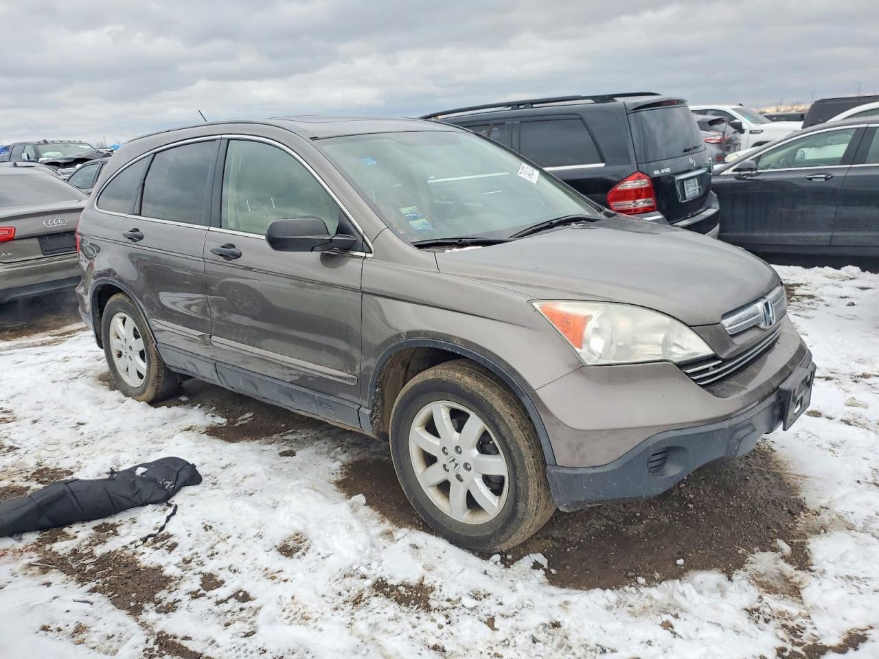 2009 Honda Cr-v Ex Gray vin: 3CZRE48599G707004