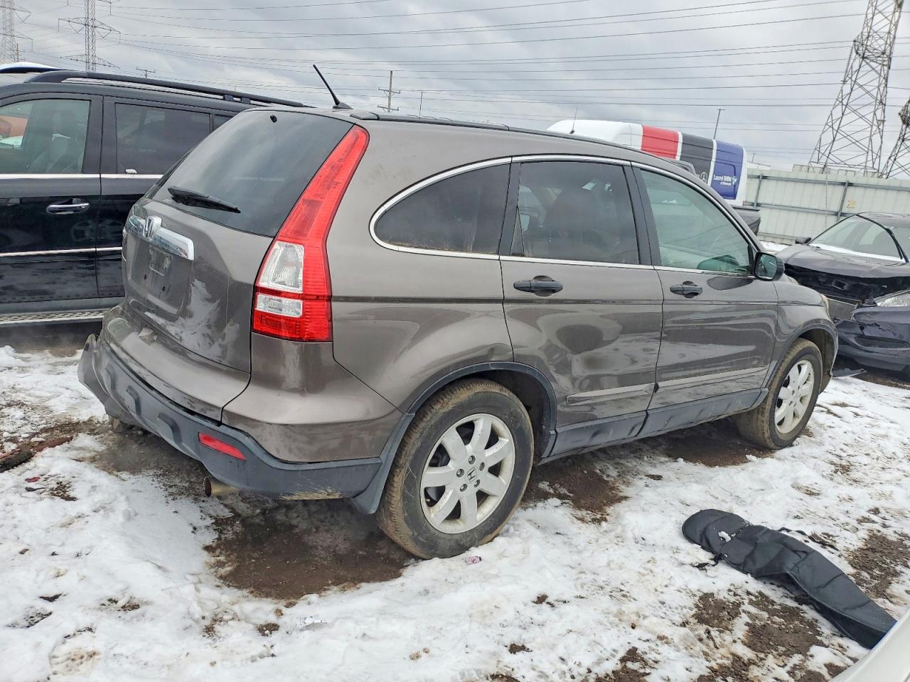 2009 Honda Cr-v Ex Gray vin: 3CZRE48599G707004