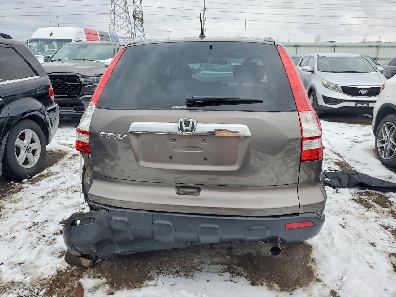 2009 Honda Cr-v Ex Gray vin: 3CZRE48599G707004