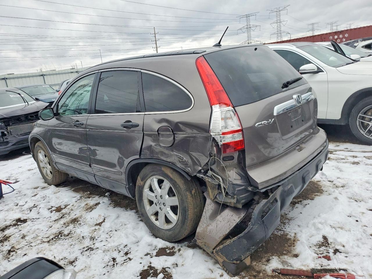 2009 Honda Cr-v Ex Gray vin: 3CZRE48599G707004