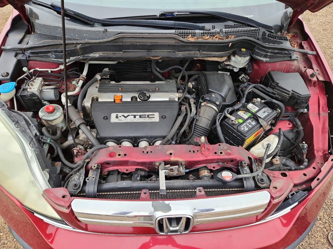 2008 Honda Cr-v Ex Red vin: 3CZRE485X8G701453