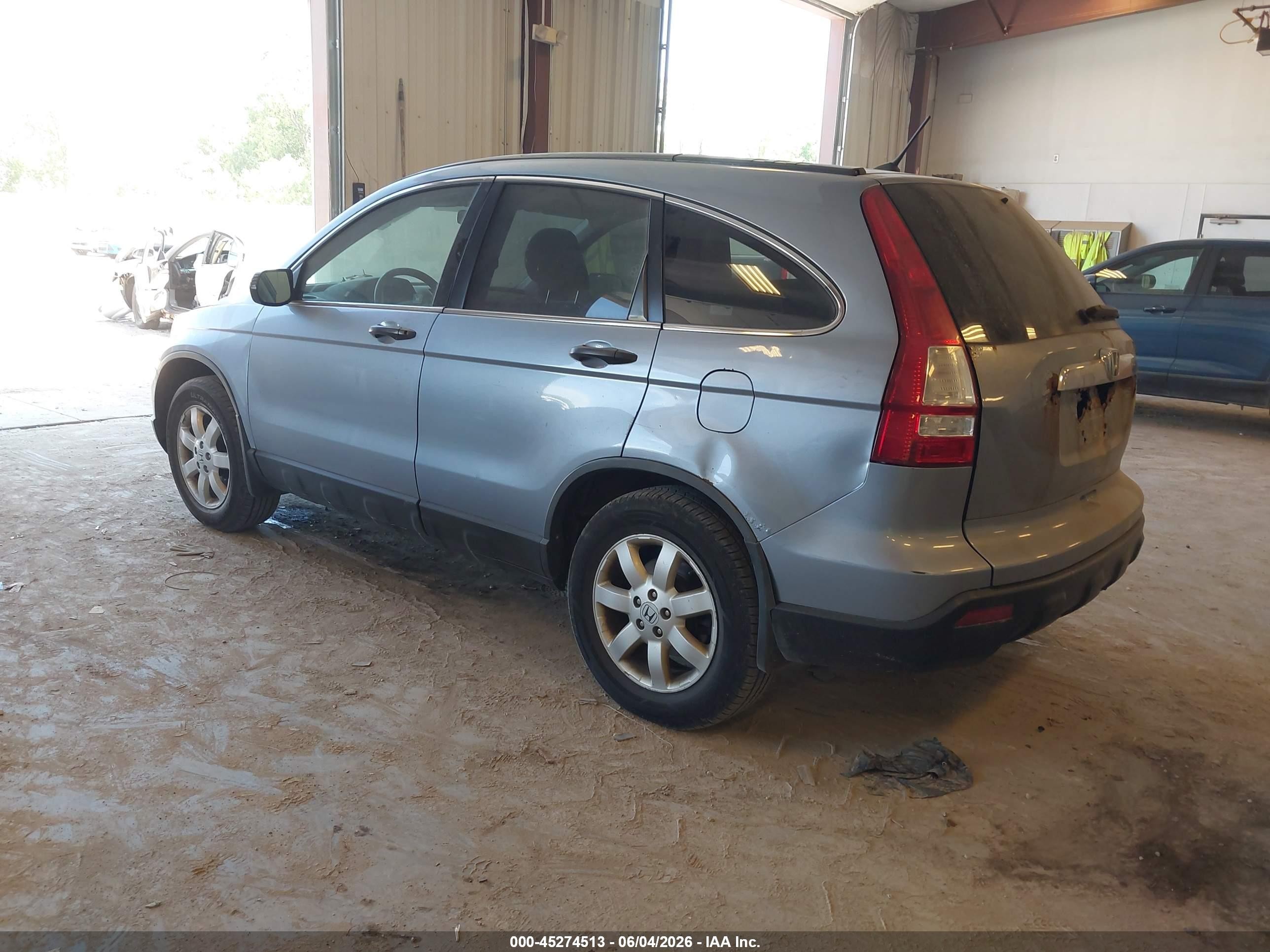 2008 Honda Cr-v Ex Light Blue vin: 3CZRE485X8G703476