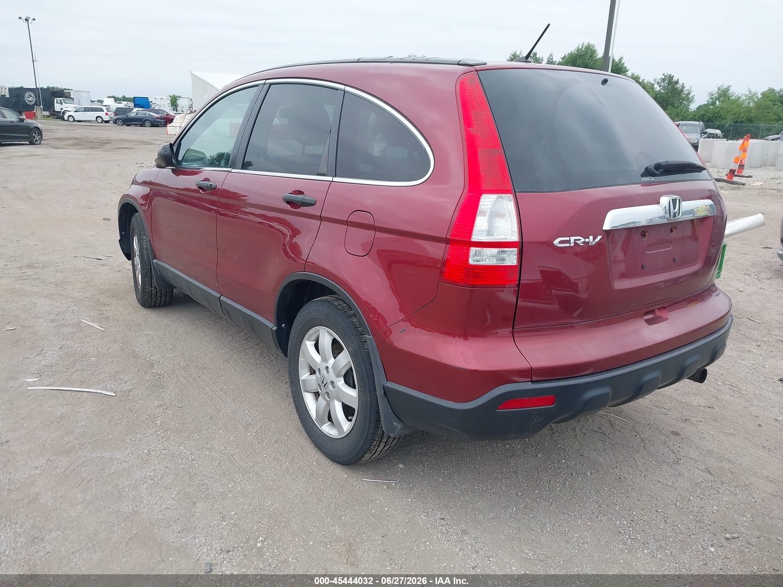 2009 Honda Cr-v Ex Red vin: 3CZRE485X9G700062