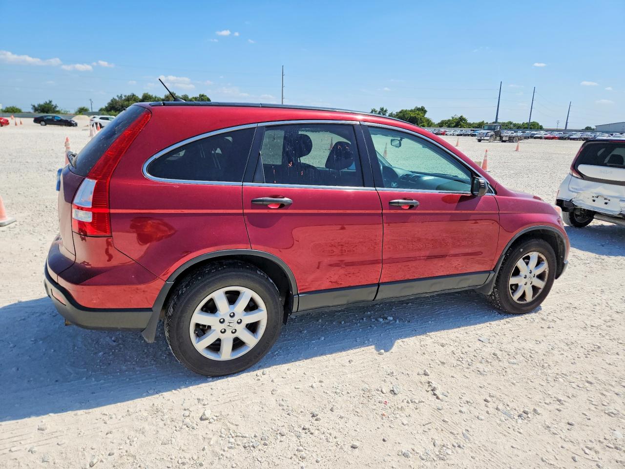 2009 Honda Cr-v Ex Red vin: 3CZRE485X9G700062