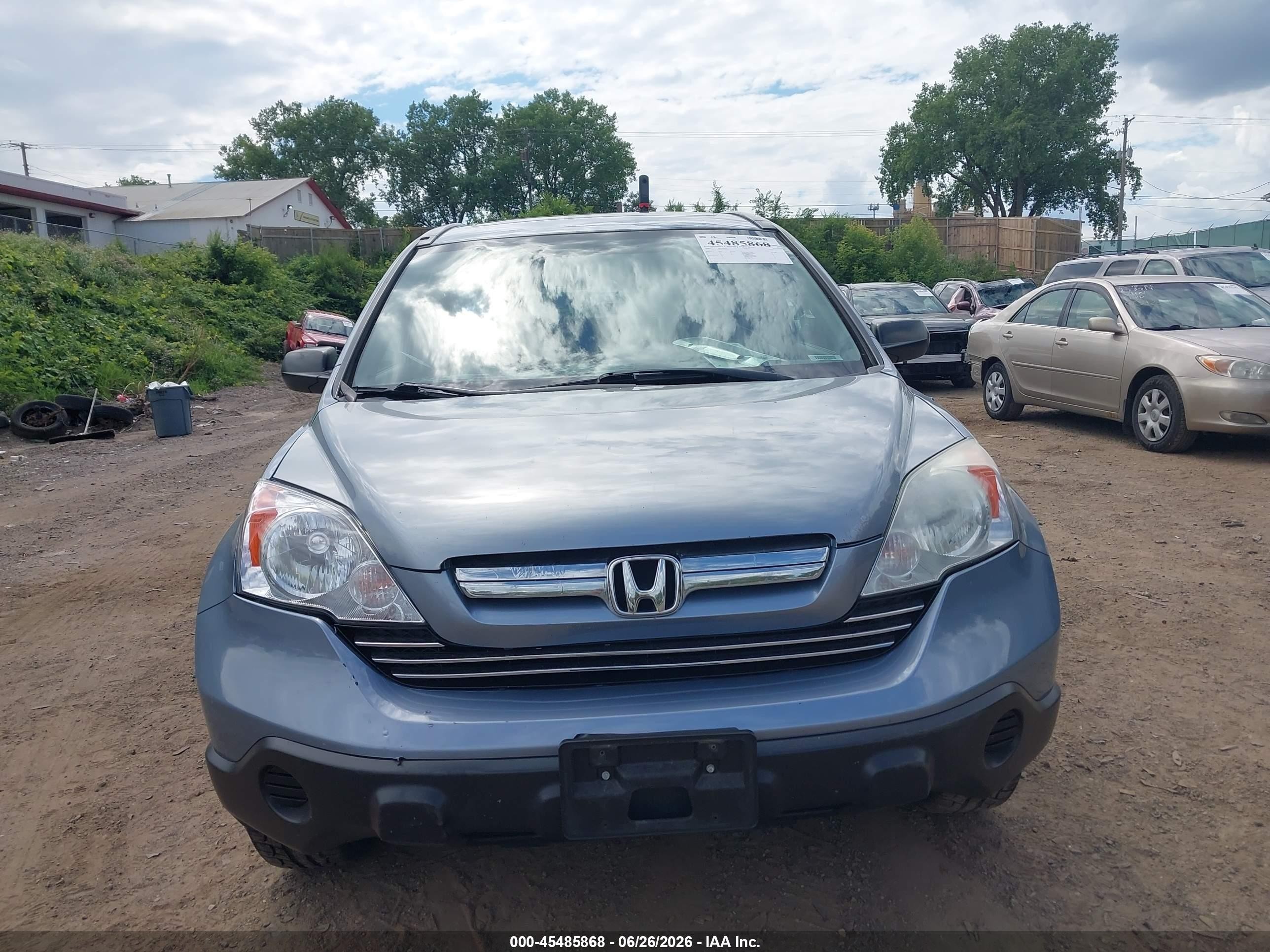 2009 Honda Cr-v Ex Light Blue vin: 3CZRE485X9G700434
