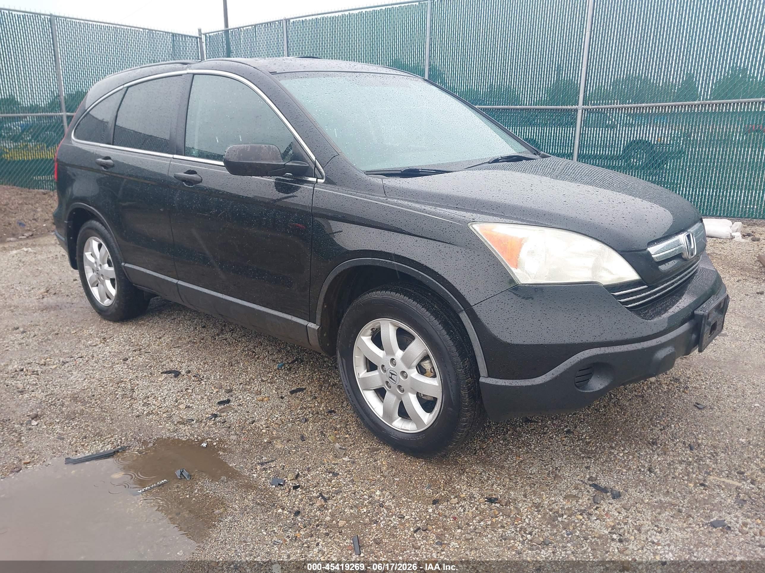 2009 Honda Cr-v Ex Black vin: 3CZRE485X9G700949