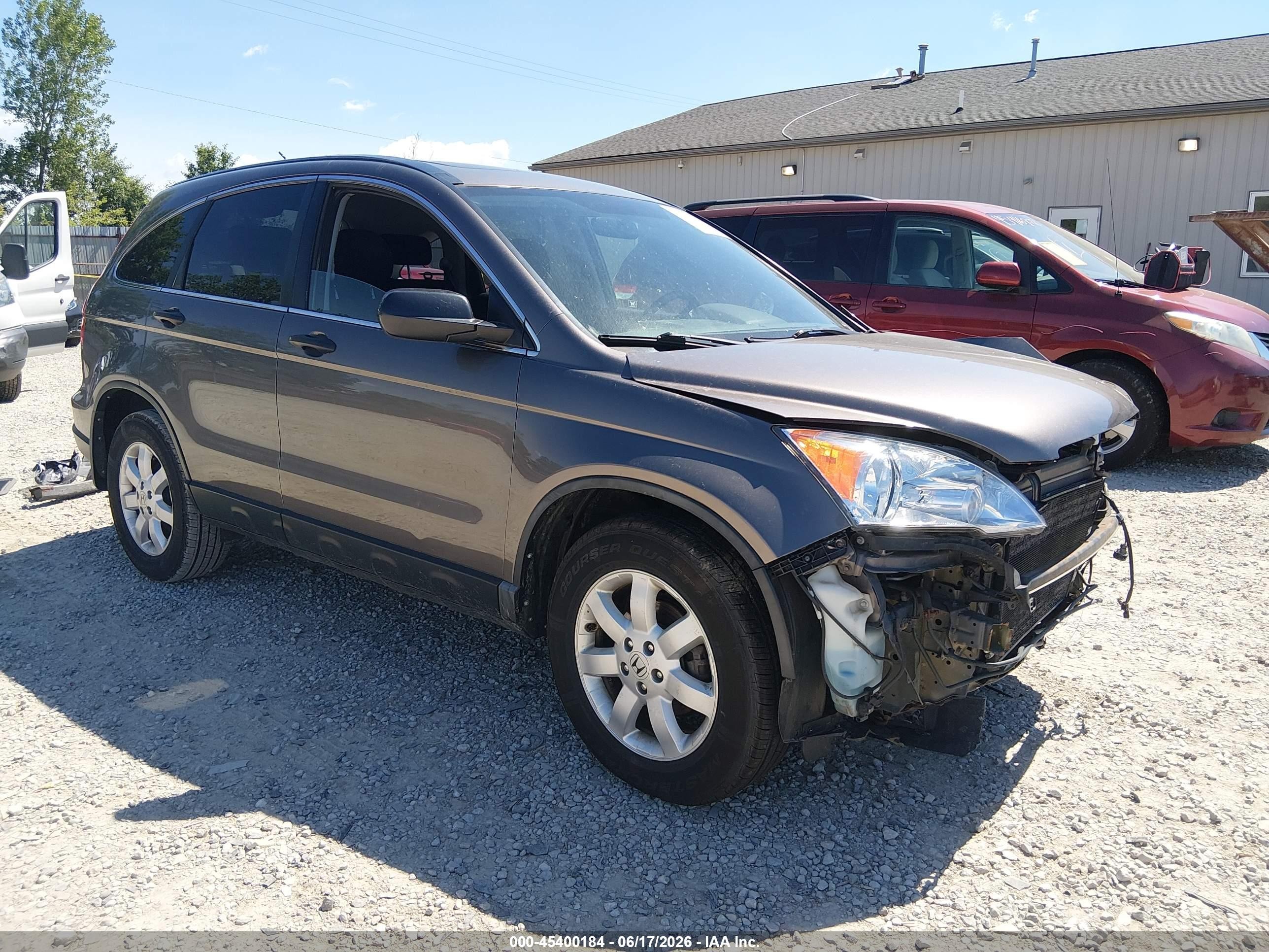 2009 Honda Cr-v Ex Gray vin: 3CZRE485X9G703379
