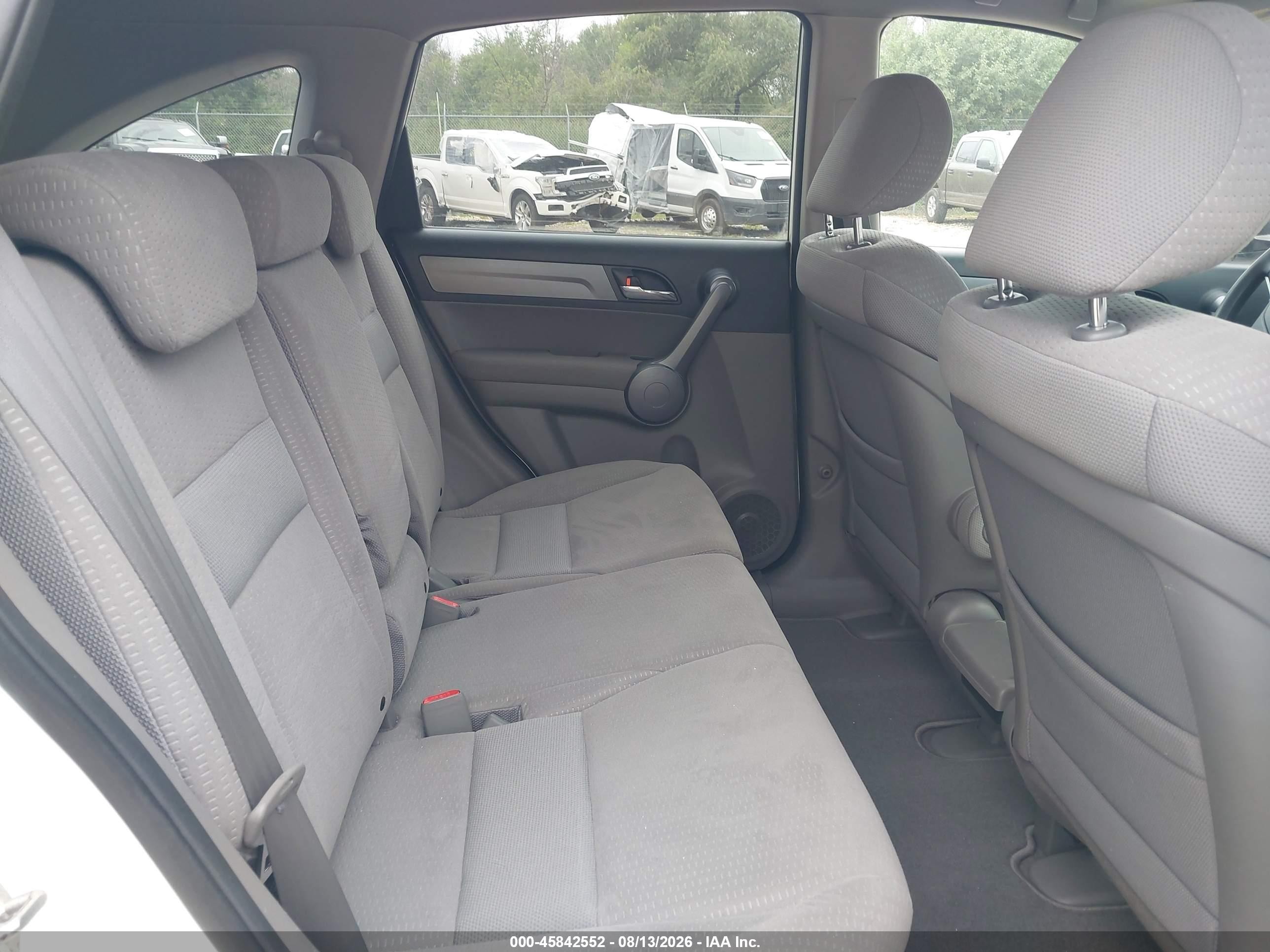 2009 Honda Cr-v Ex White vin: 3CZRE485X9G706654