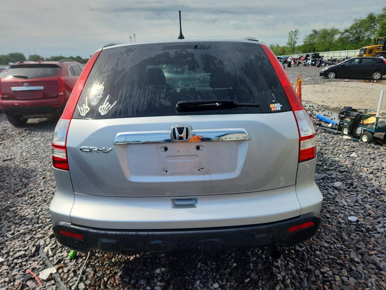 2009 Honda Cr-v Ex Silver vin: 3CZRE485X9G707321