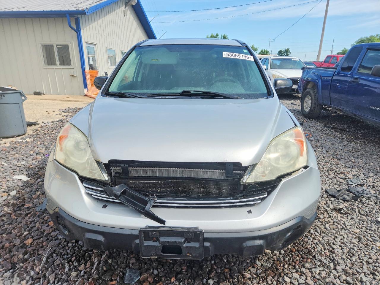 2009 Honda Cr-v Ex Silver vin: 3CZRE485X9G707321