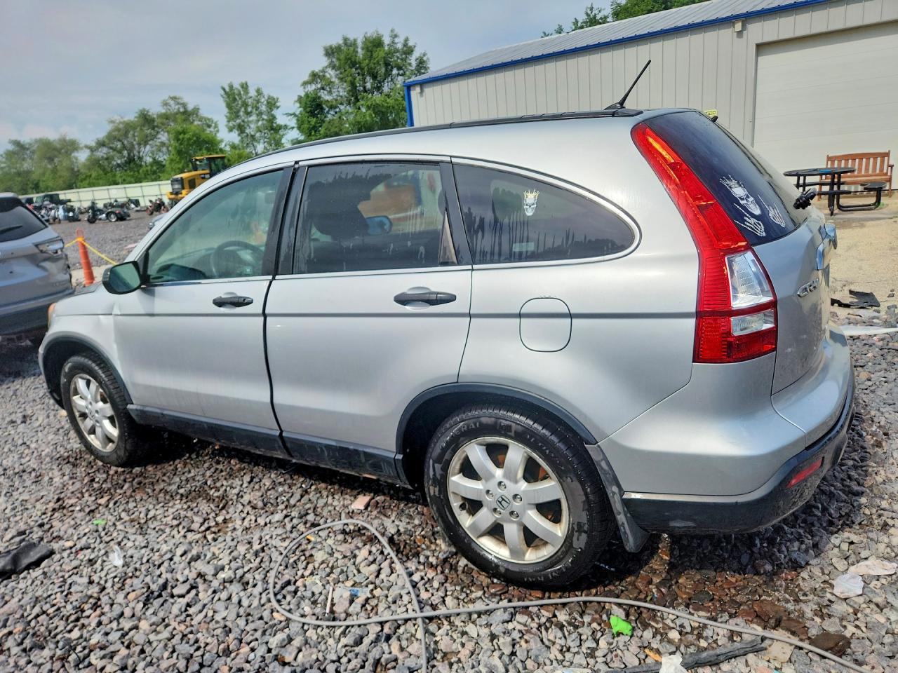 2009 Honda Cr-v Ex Silver vin: 3CZRE485X9G707321